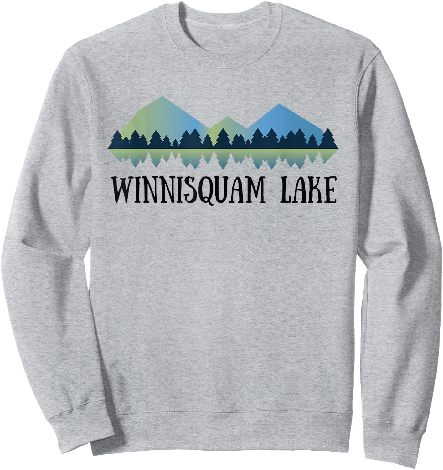 Winnisquam Lake NH Sweatshirt - Sweatshirt | Ash