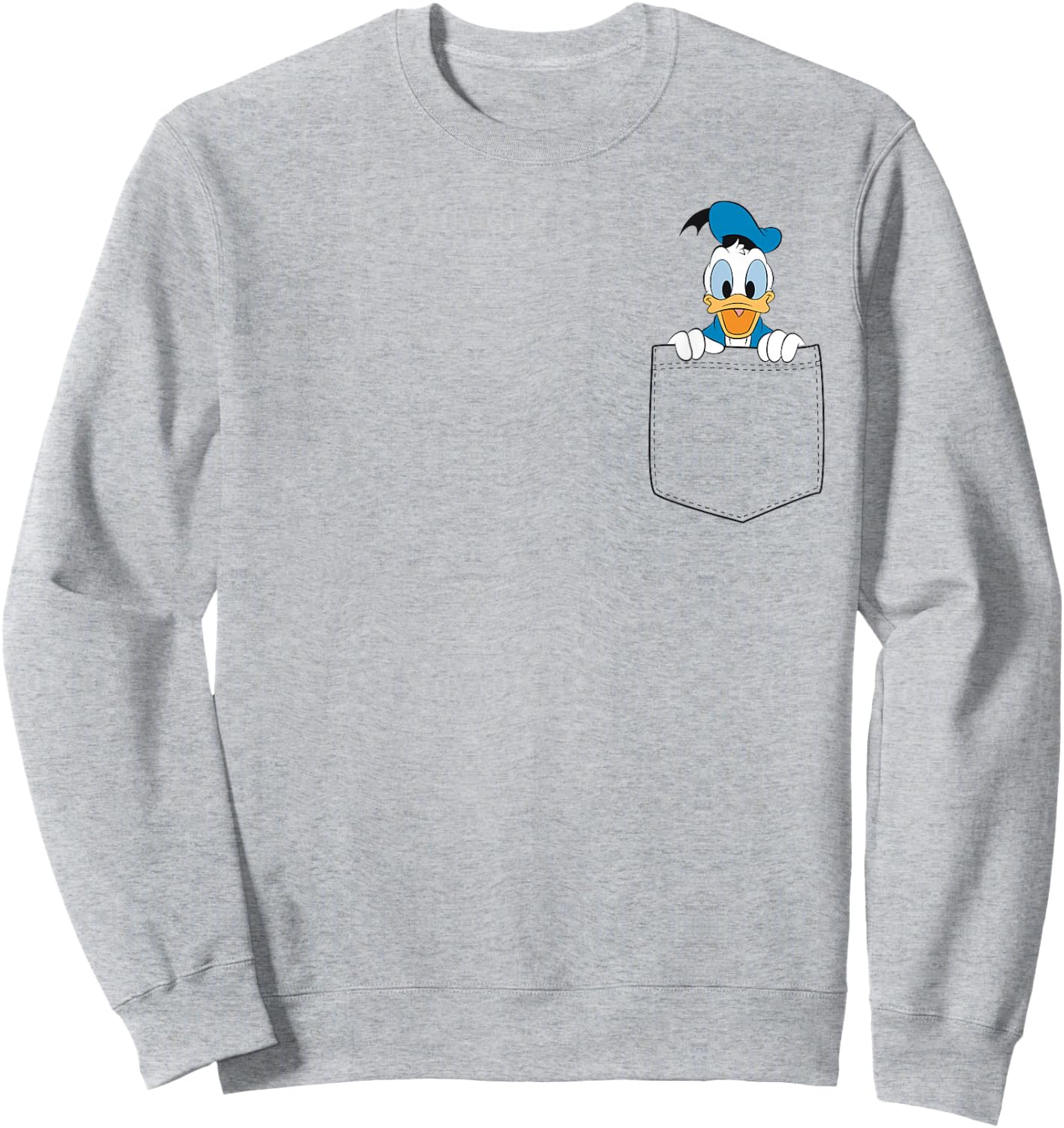 Pluto - Pocket Sweatshirt - Sweatshirt | Ash