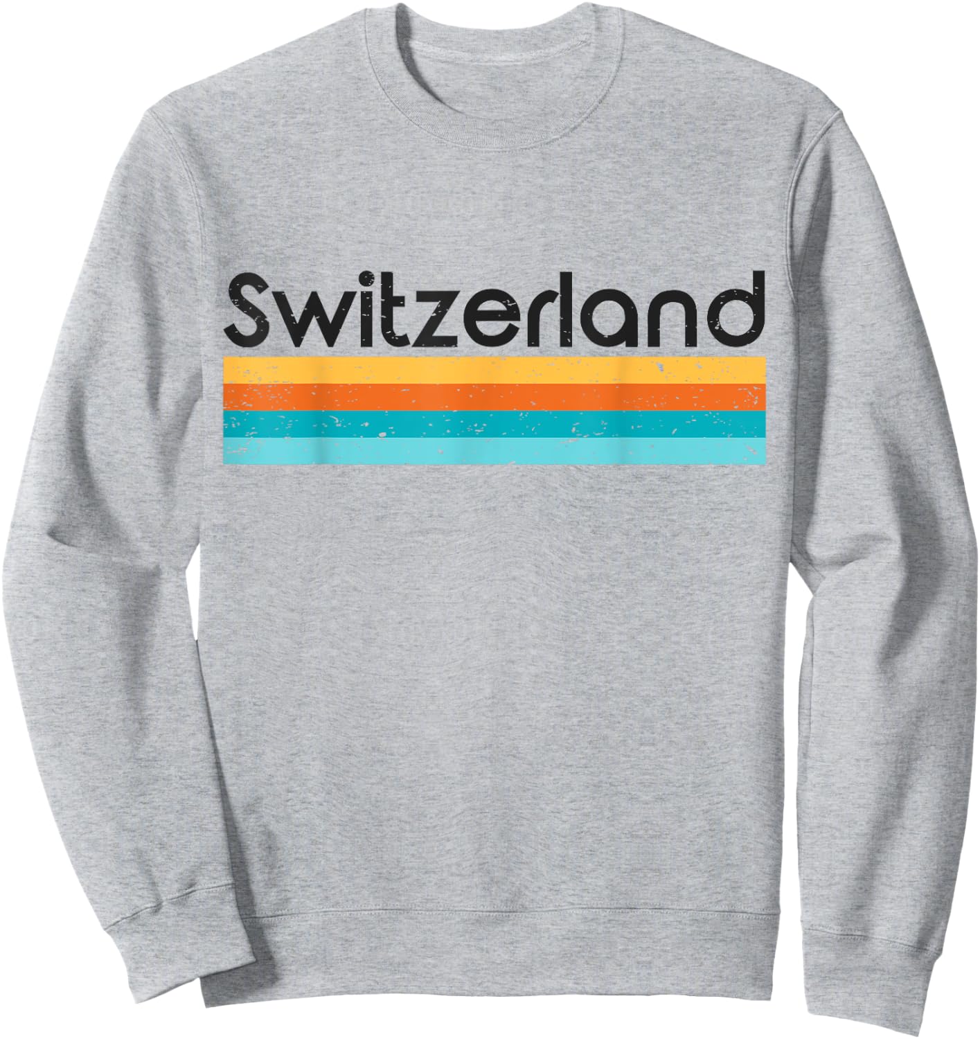 Vintage Switzerland Retro Design Sweatshirt - Sweatshirt | Ash