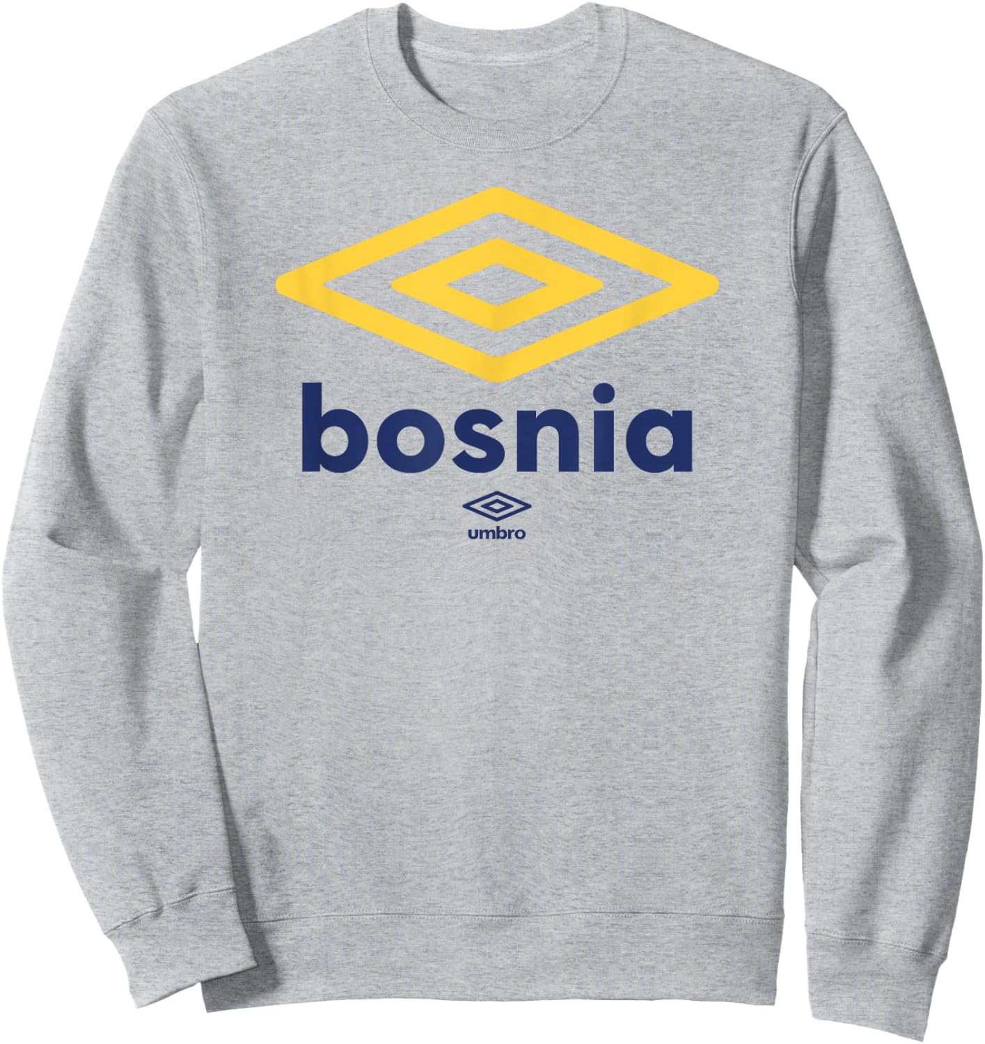Umbro International Soccer Diamond Bosnia Logo Sweatshirt - Sweatshirt | Ash