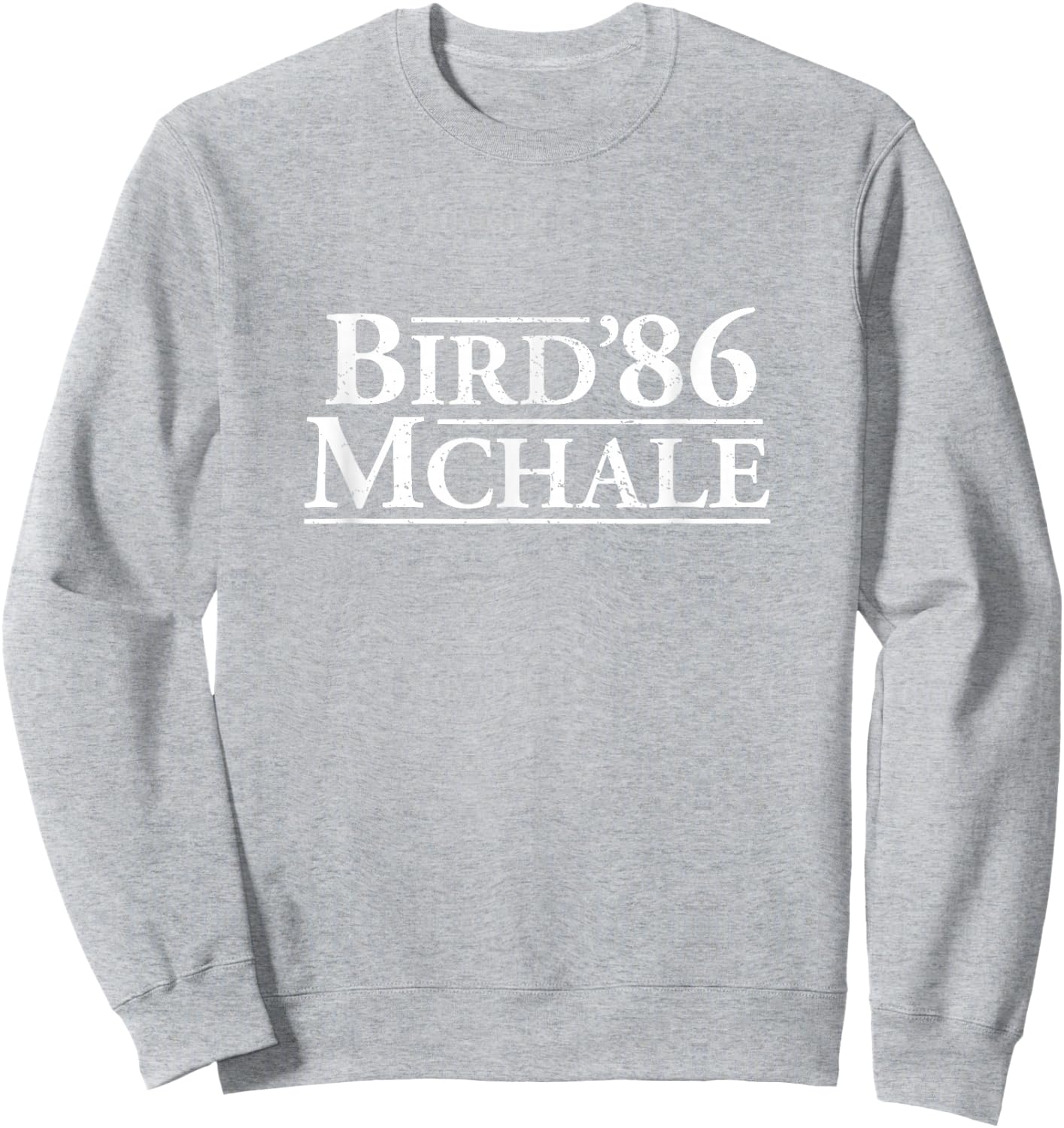 Bird Mchale 1986 Design - Funny Bird Mchale 86 Design Sweatshirt - Sweatshirt | Ash