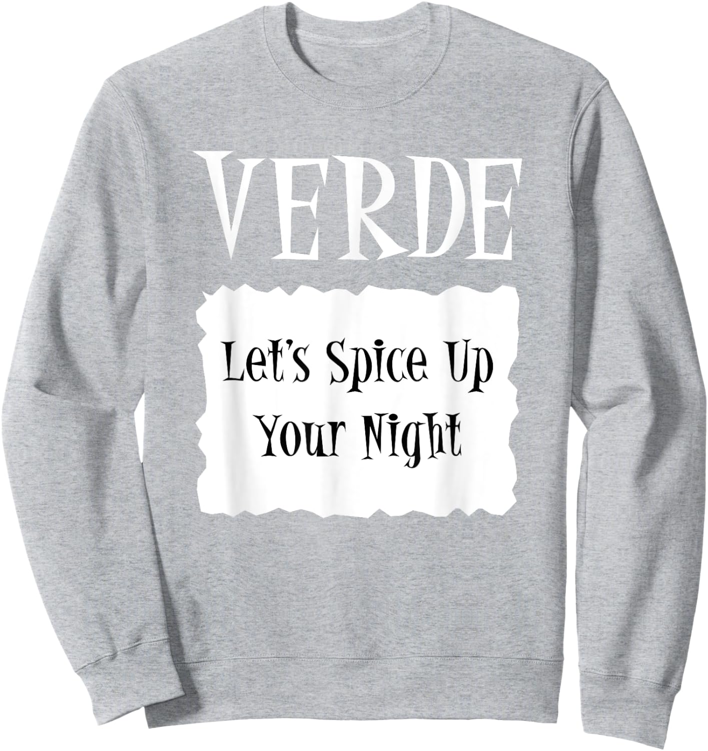 VERDE - Hot Packet Halloween Taco Costume Sweatshirt - Sweatshirt | Ash