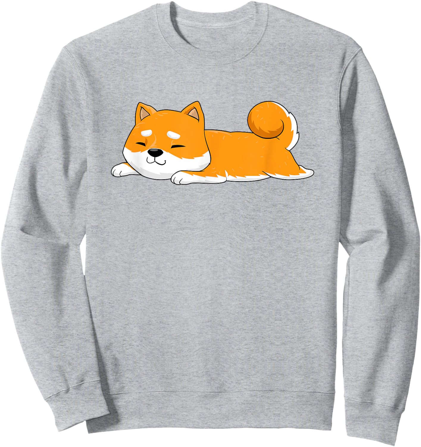 I'm not lazy Shiba Inu Shirt Loafer Dog laziness Girl Woman Sweatshirt - Sweatshirt | Ash