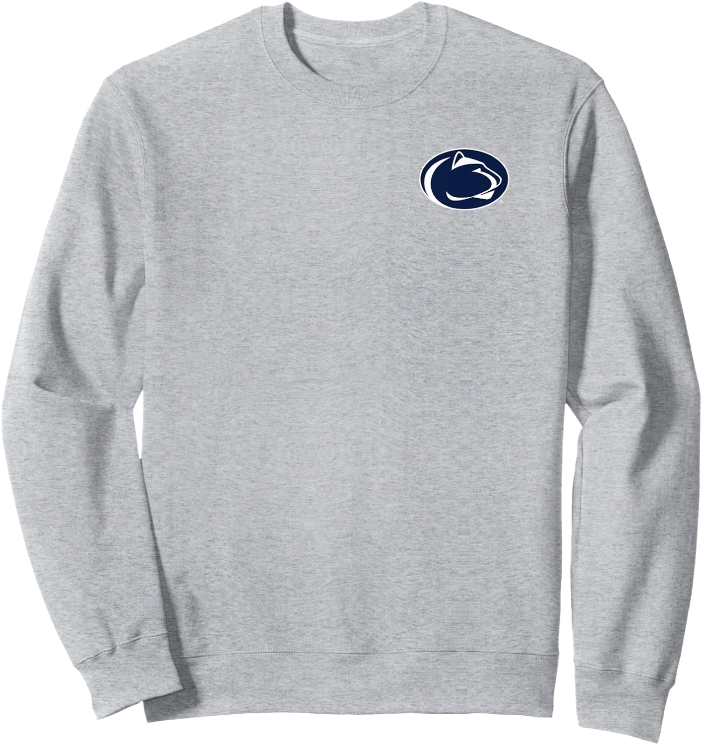 Penn State Nittany Lions Front/Back Mascot Heather Gray Sweatshirt - Sweatshirt | Ash