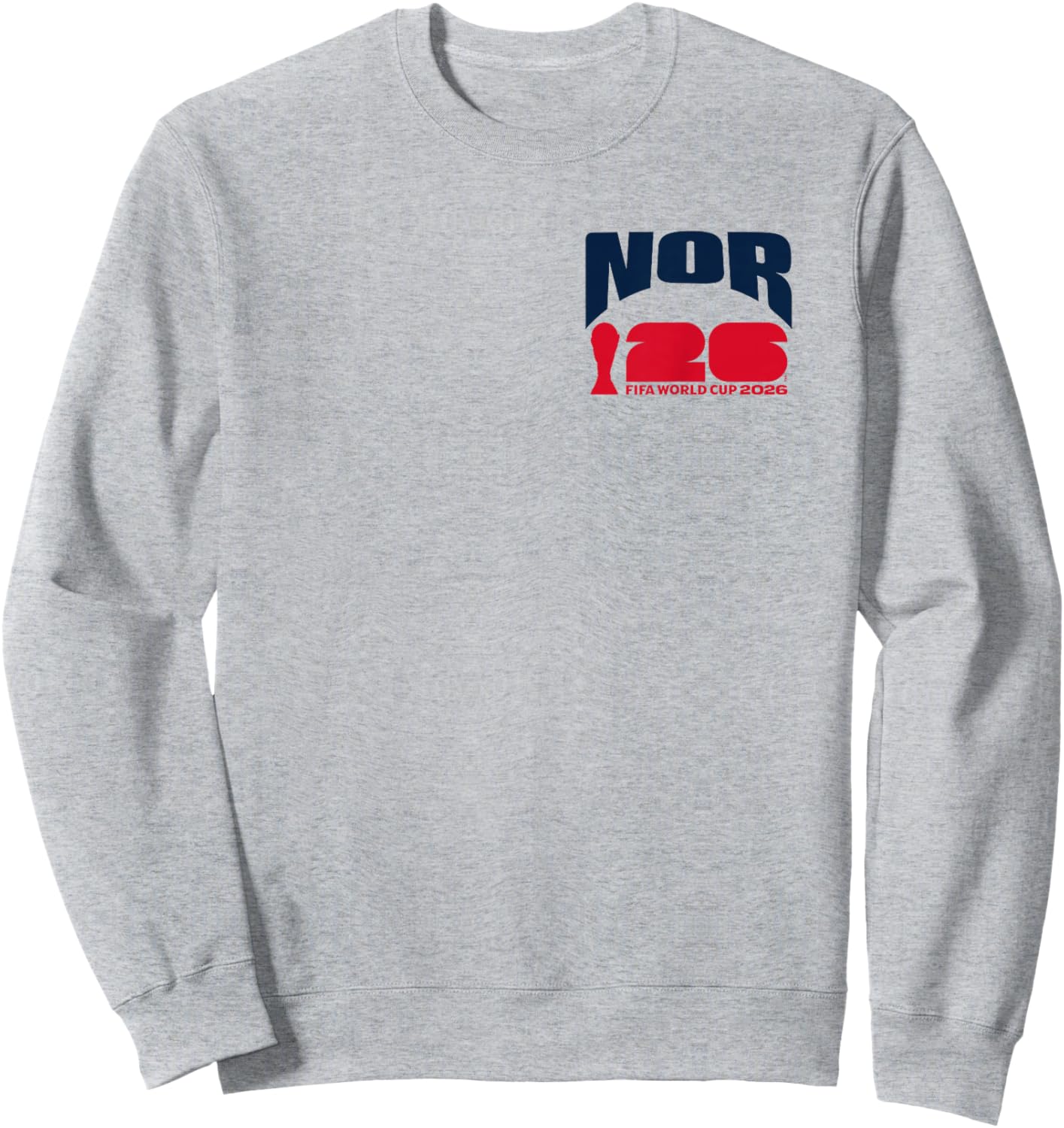 FIFA World CUP26 Norway Ball in Goal Sweatshirt - Sweatshirt | Ash