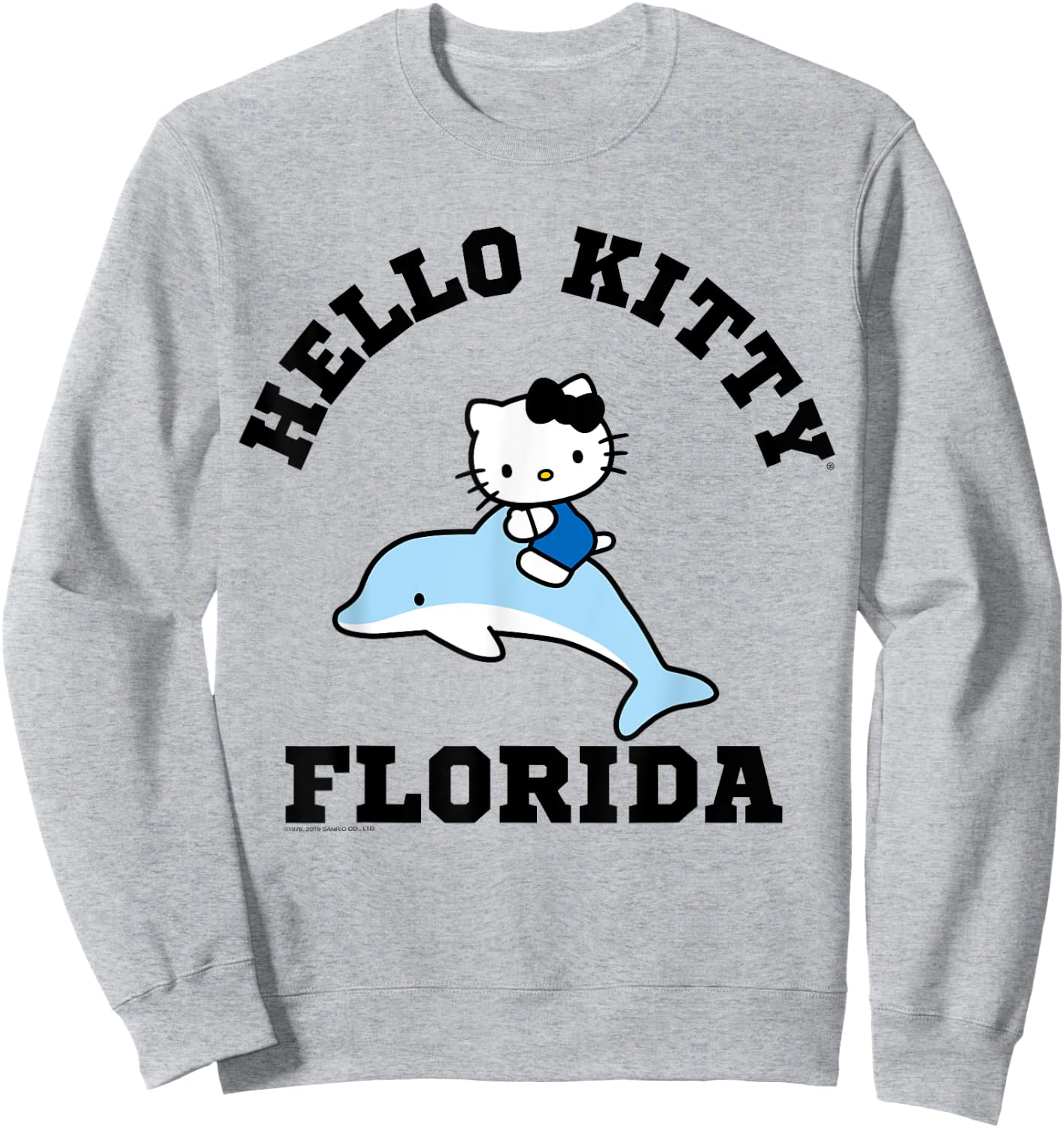 Hello Kitty Florida Dolphin Shirt Sweatshirt - Sweatshirt | Ash