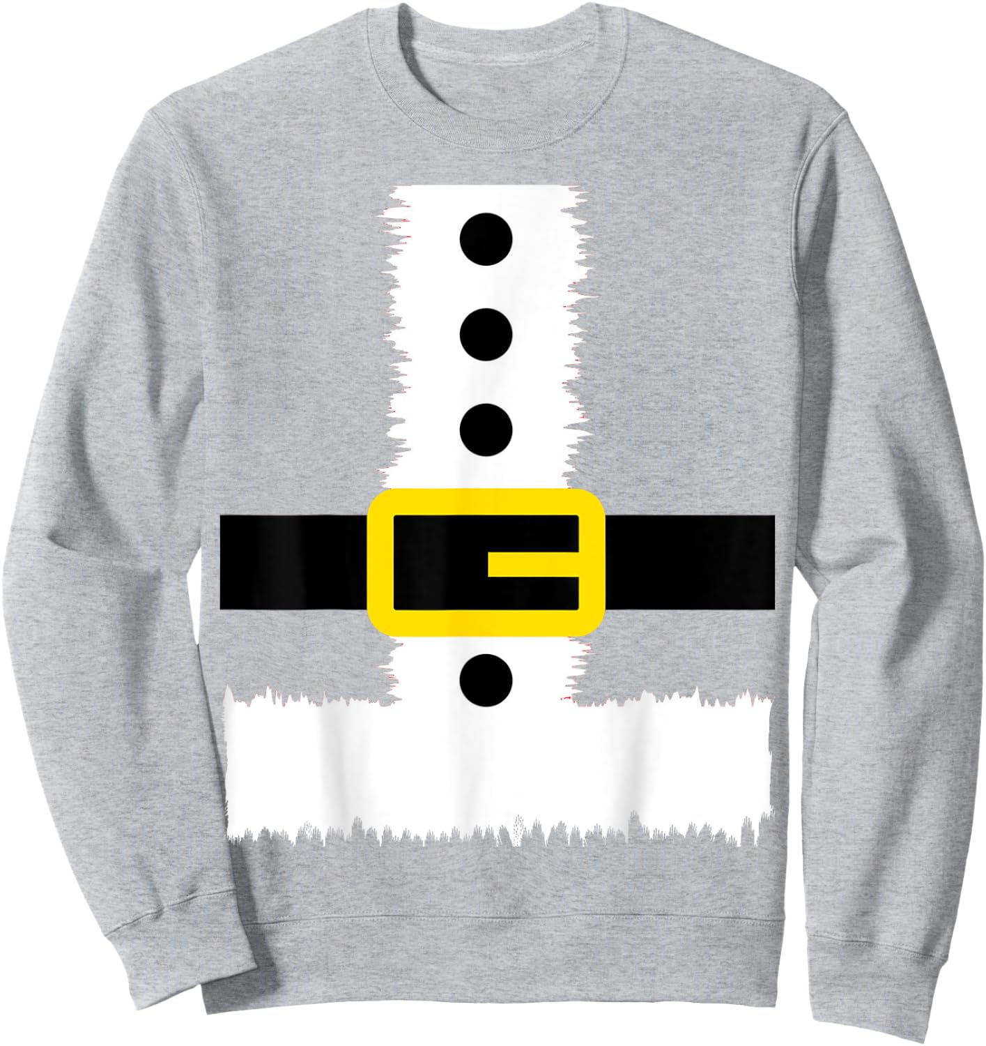 Christmas Santa - Santa Claus Costume Fun Santa Suit Sweatshirt - Sweatshirt | Ash