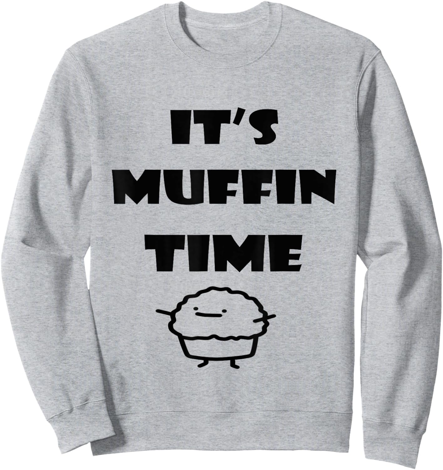 JOY It's Muffin Time - Men's Blue Classic Fit Short Sleeve Sweatshirt - Sweatshirt | Ash