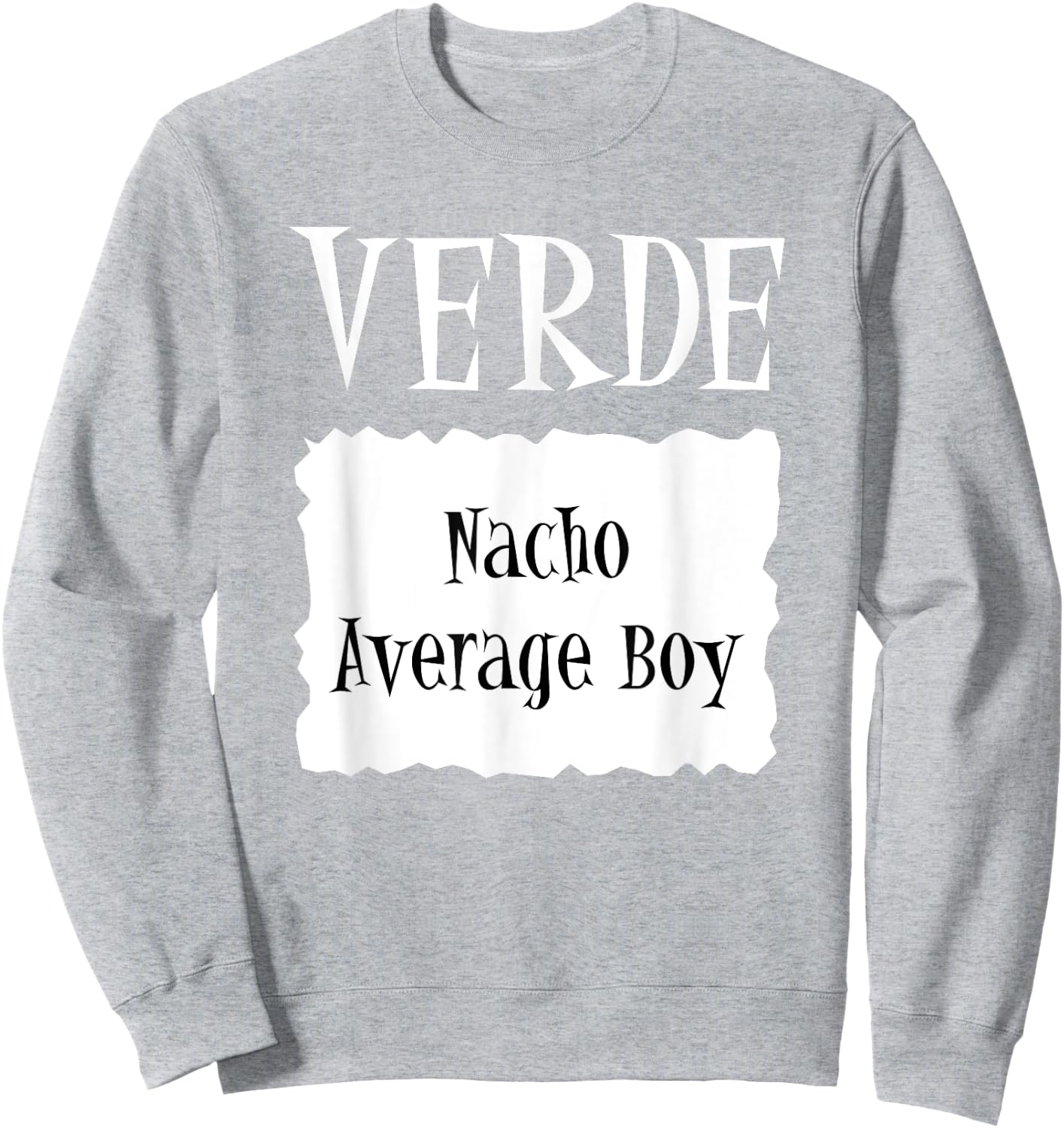 VERDE - Hot Packet Halloween Taco Costume Sweatshirt - Sweatshirt | Ash