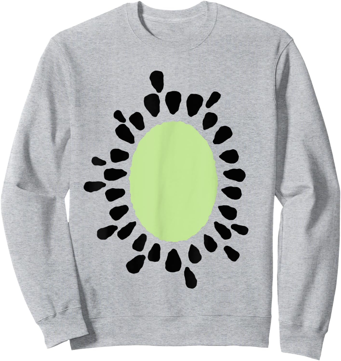 Kiwi Easy Costume Halloween Fruit Lover School Teacher Fun Women Kids Sweatshirt - Sweatshirt | Ash