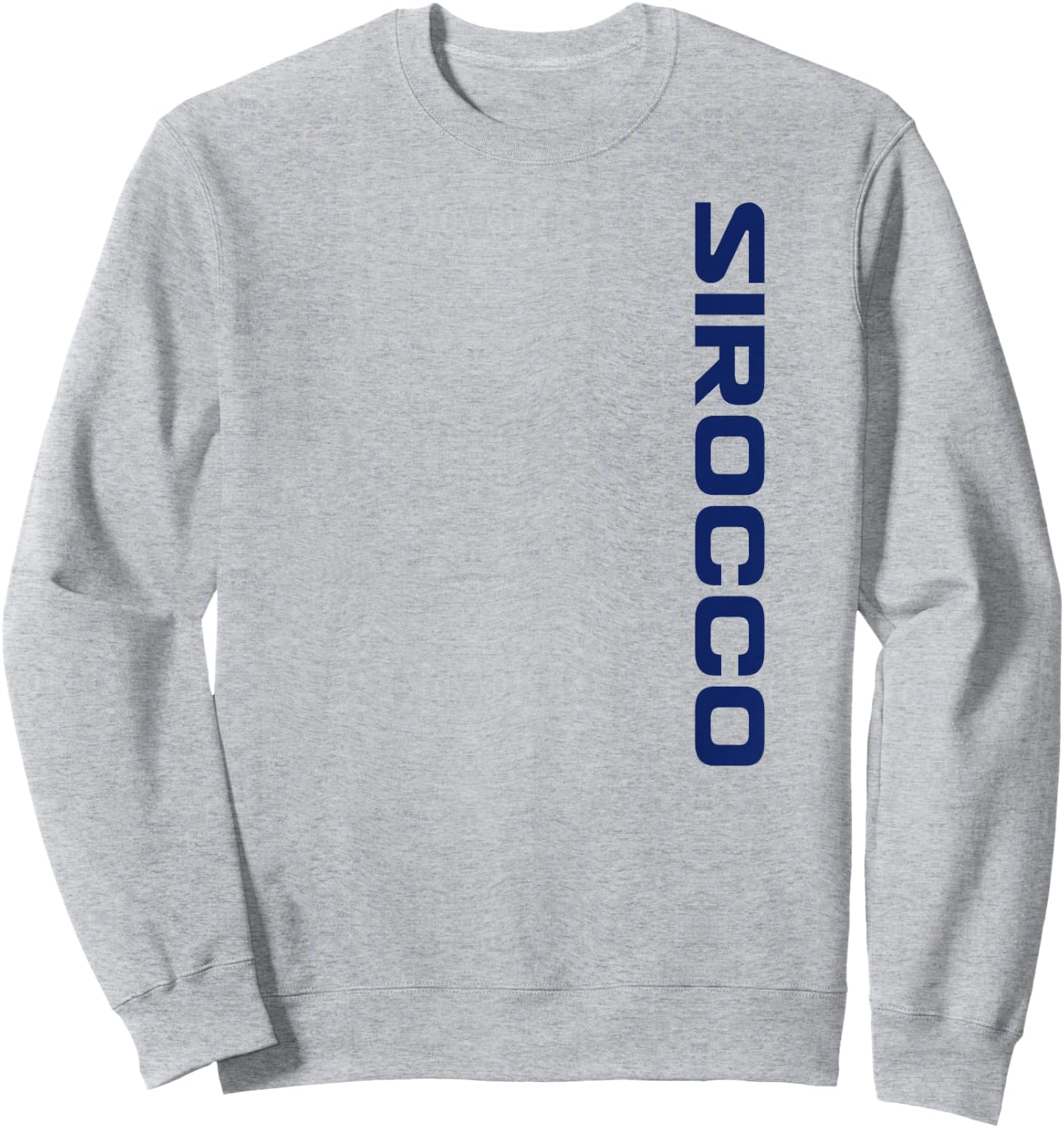 Sirocco below the deck shirt Updated with Boat on Back Side Sweatshirt - Sweatshirt | Ash