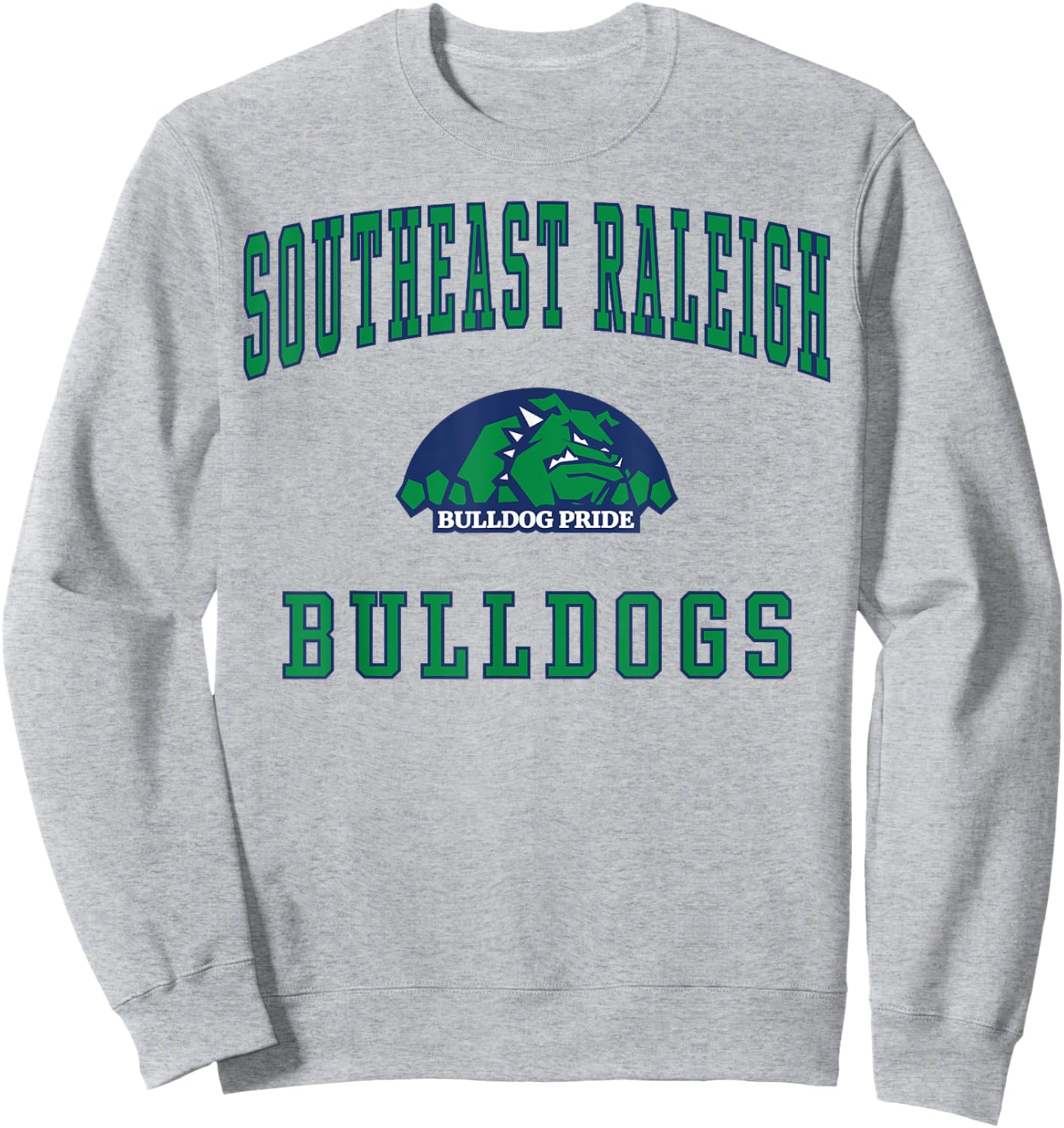 Southeast Raleigh High School Bulldogs Sweatshirt - Sweatshirt | Ash