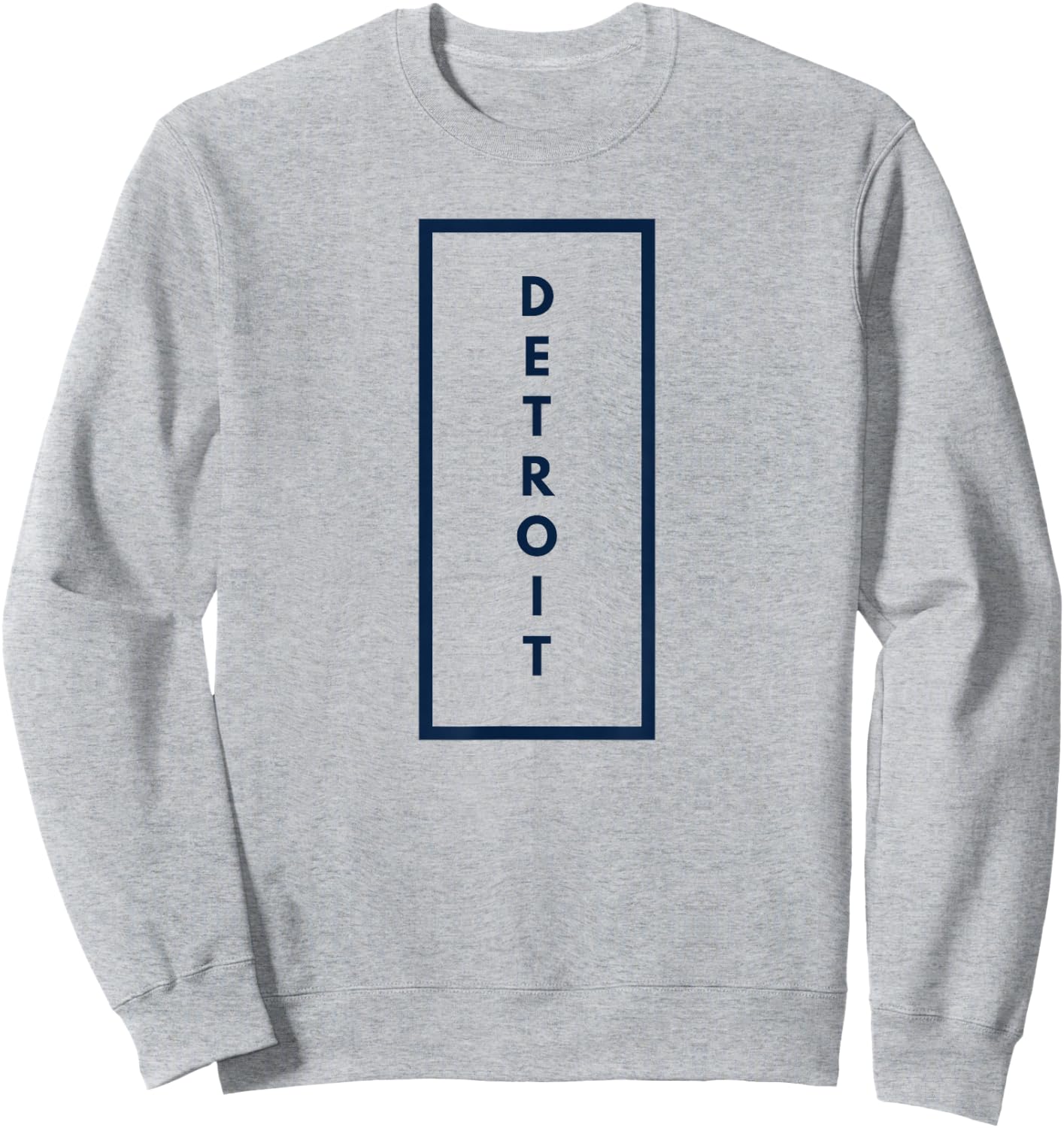 Detroit Orange and Blue Baseball T Shirt Tiger Sweatshirt - Sweatshirt | Ash