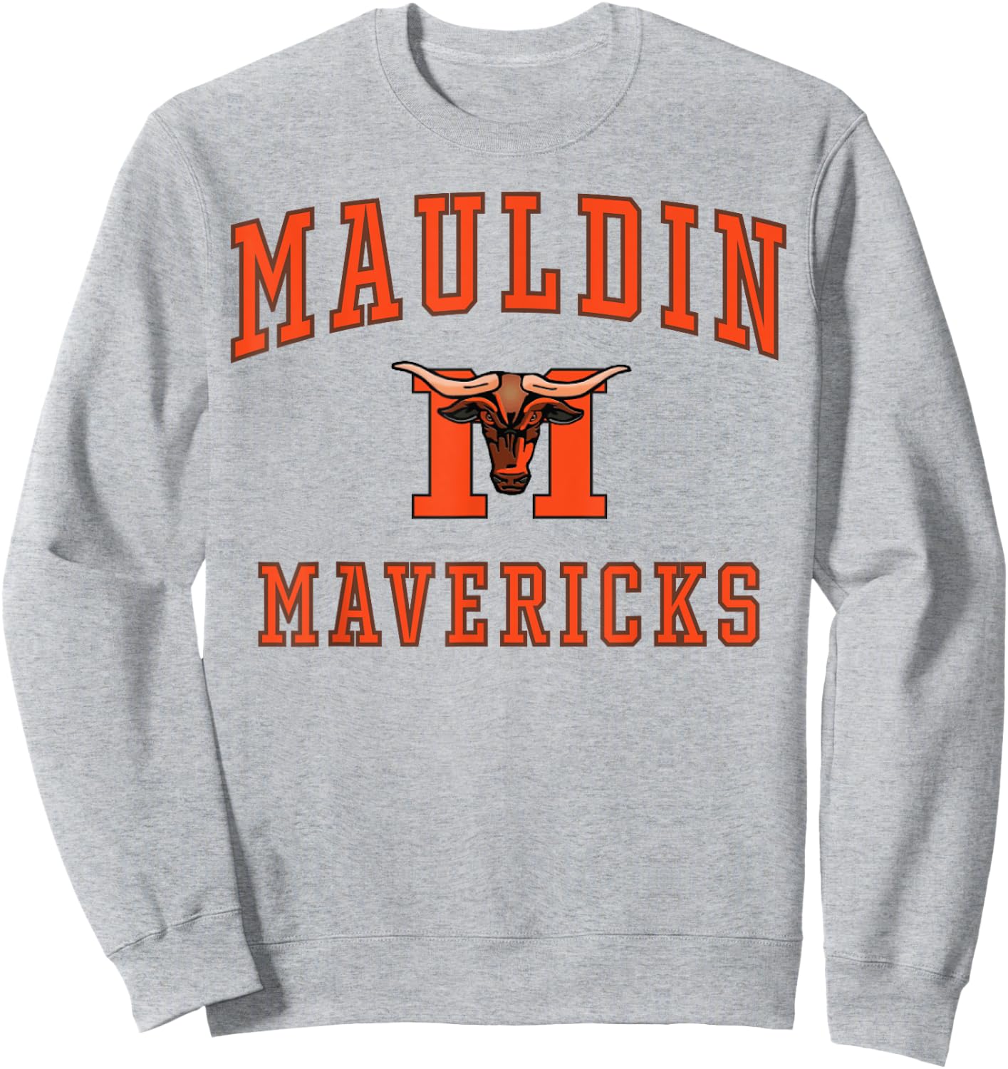 Mauldin High School Mavericks C1 Sweatshirt - Sweatshirt | Ash