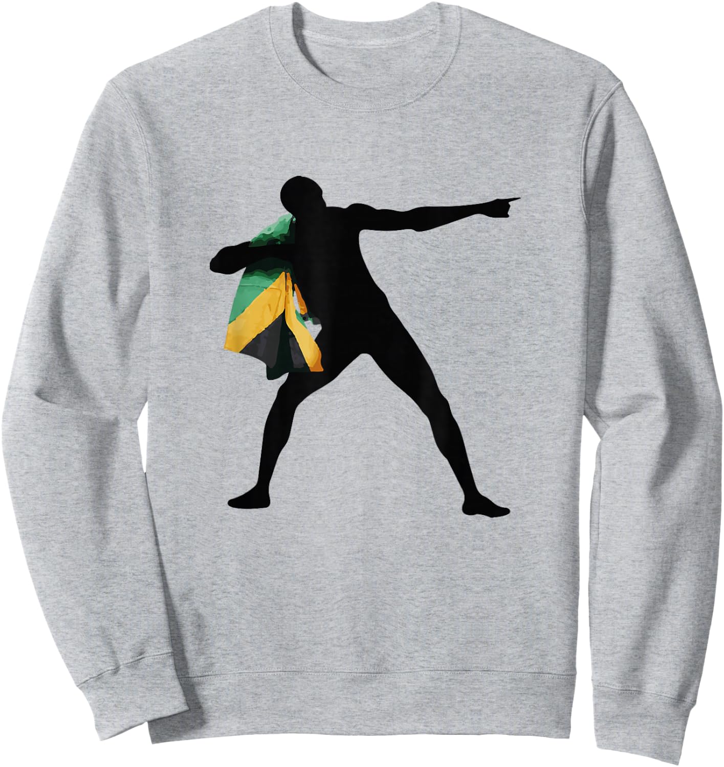 Jamaican Flag - Jamaican Roots Sweatshirt - Sweatshirt | Ash