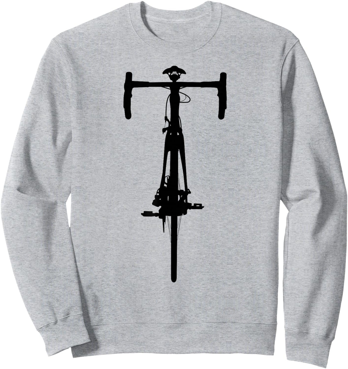 Road Bike Cycling T Shirts - Cycling Shirts Sweatshirt - Sweatshirt | Ash