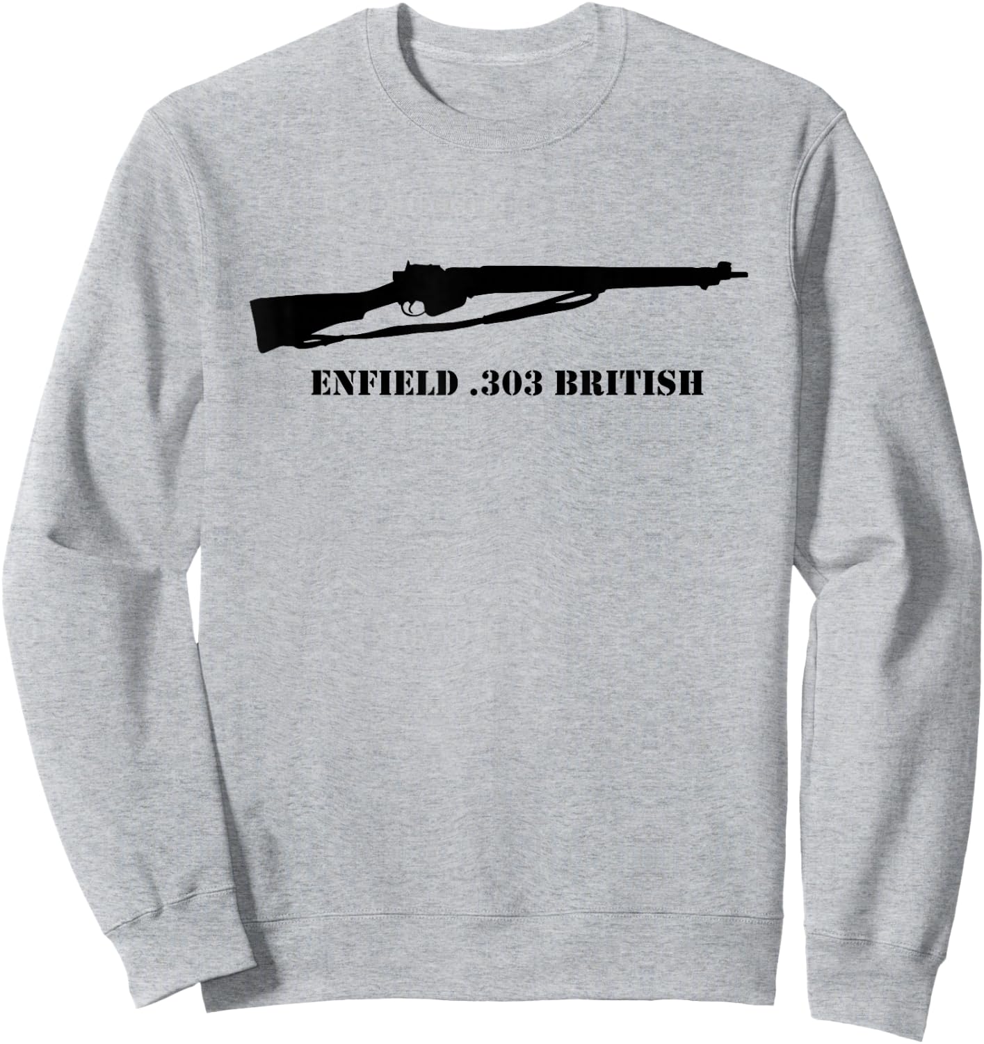 Enfield Shirt British SMLE WW2 WWII 303 Brit Sweatshirt - Sweatshirt | Ash