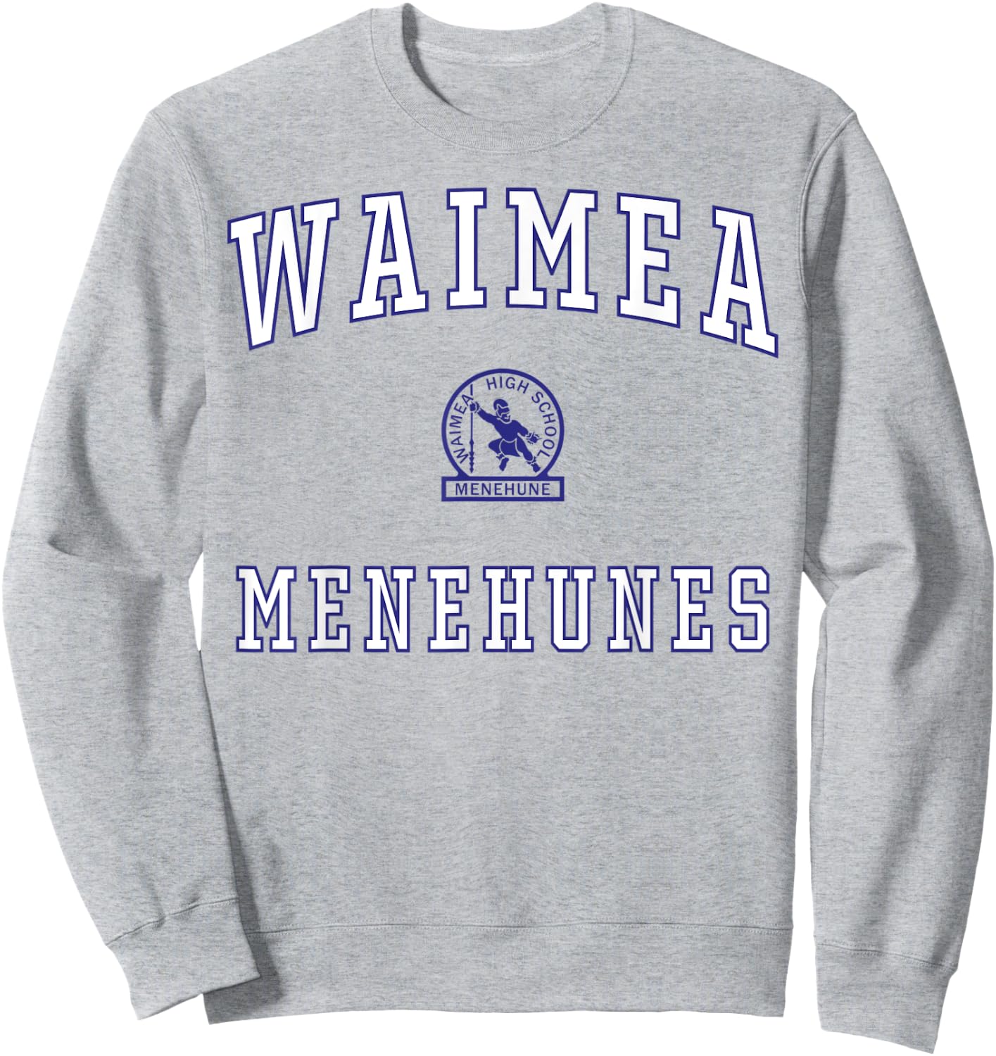 Waimea High School Menehunes Sweatshirt - Sweatshirt | Ash