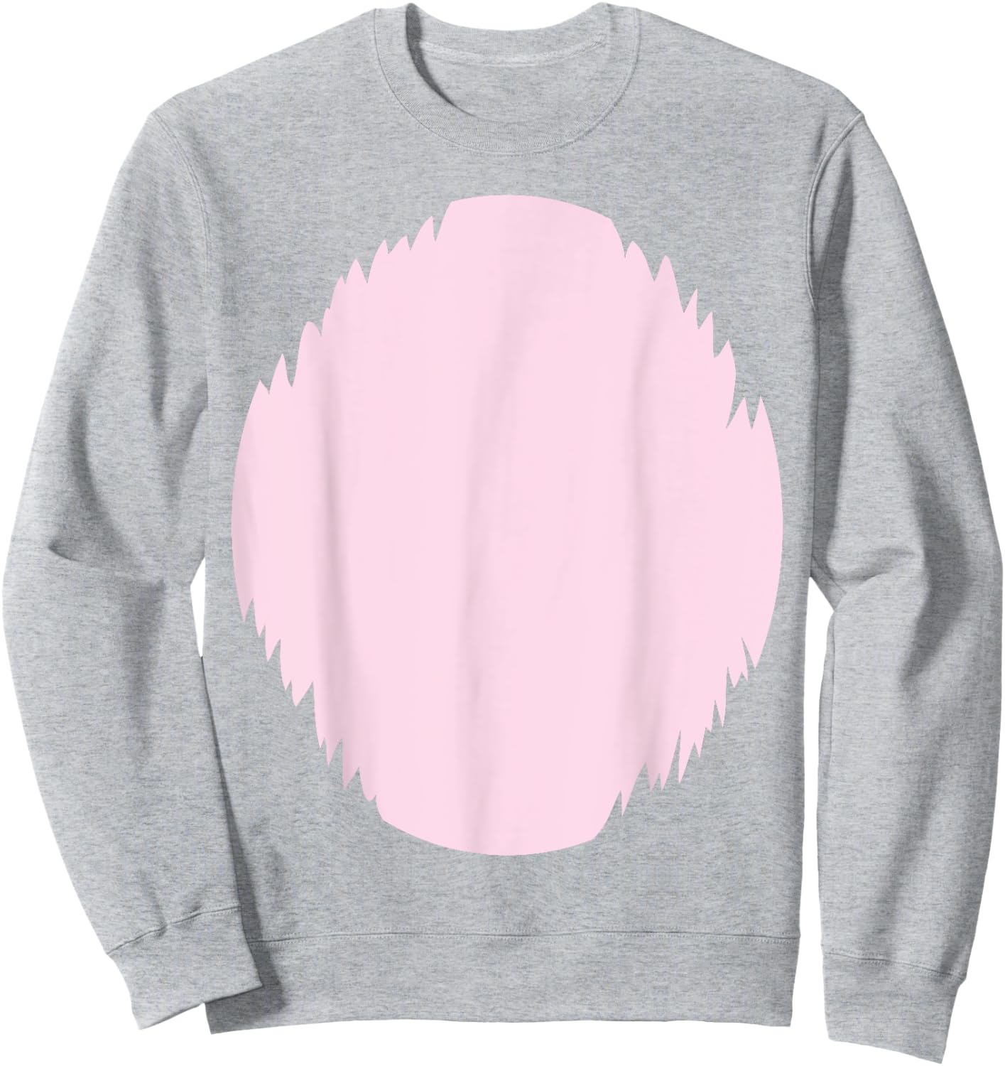 Cute Easter Bunny Costume Pink White Belly Dress Up Shirt Sweatshirt - Sweatshirt | Ash