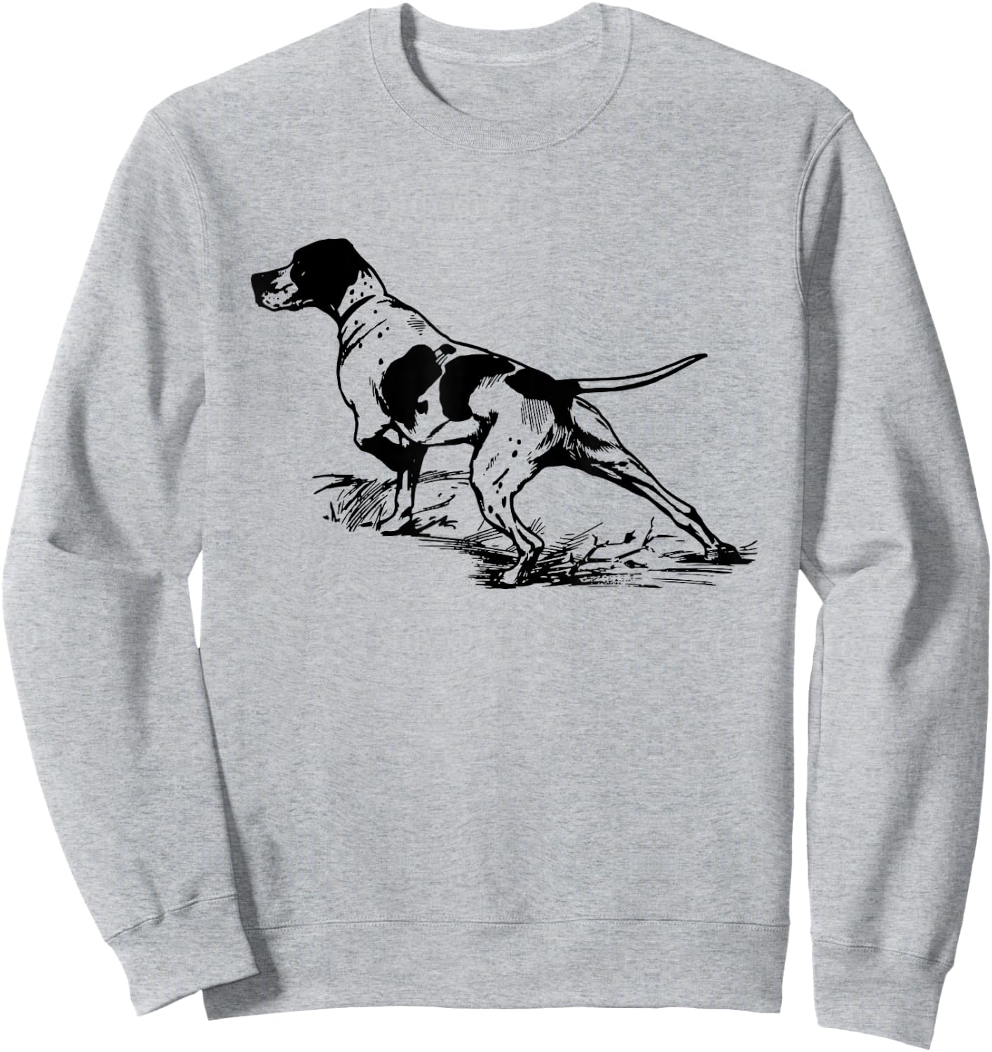 English Pointer Dog Hunting Dog Shirt Men Women Girls Kids Sweatshirt - Sweatshirt | Ash