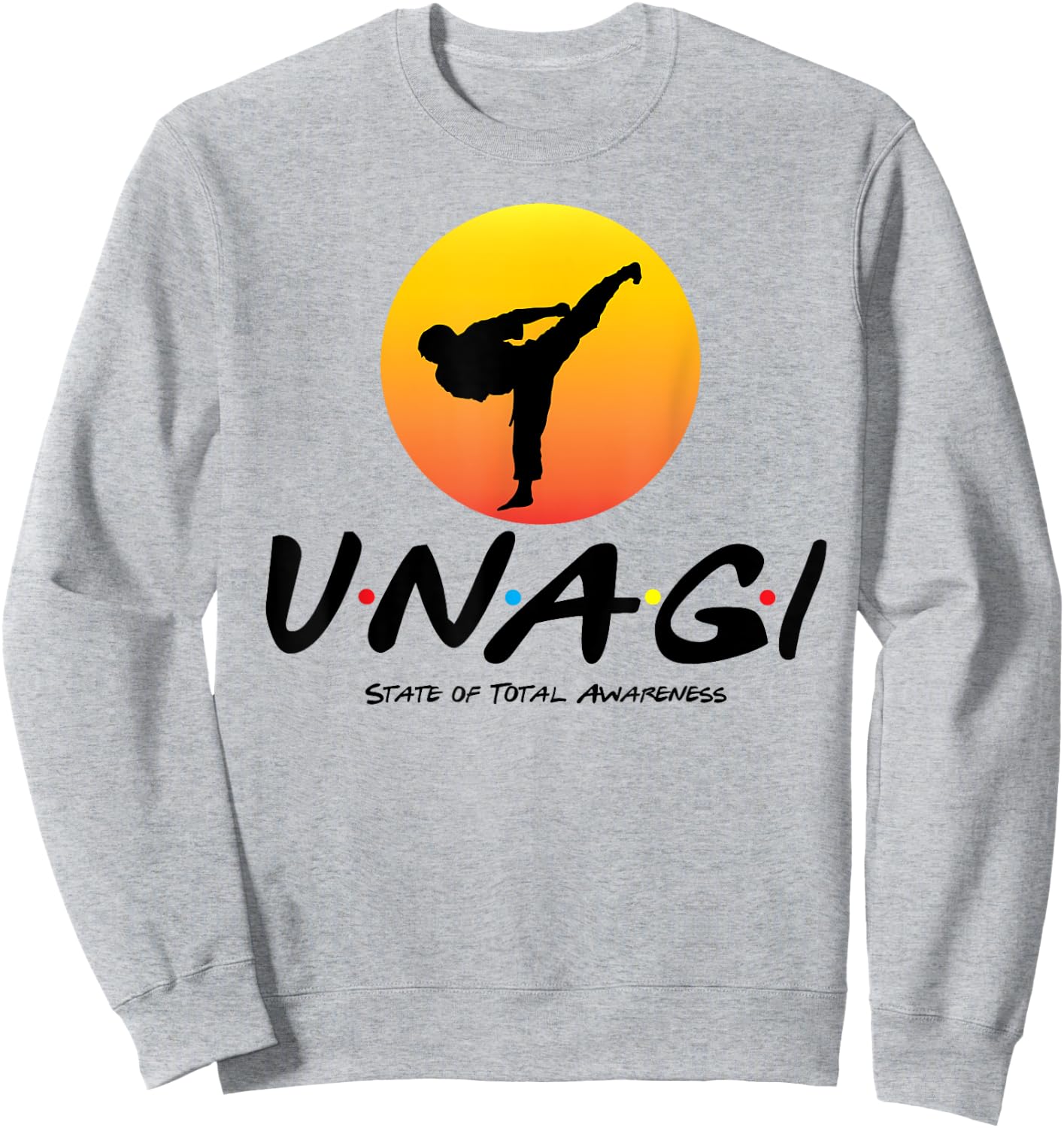 Unagi State of Total Awareness Sushi Sweatshirt - Sweatshirt | Ash