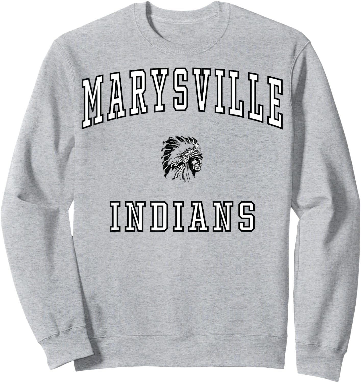 Marysville High School Indians C1 Sweatshirt - Sweatshirt | Ash