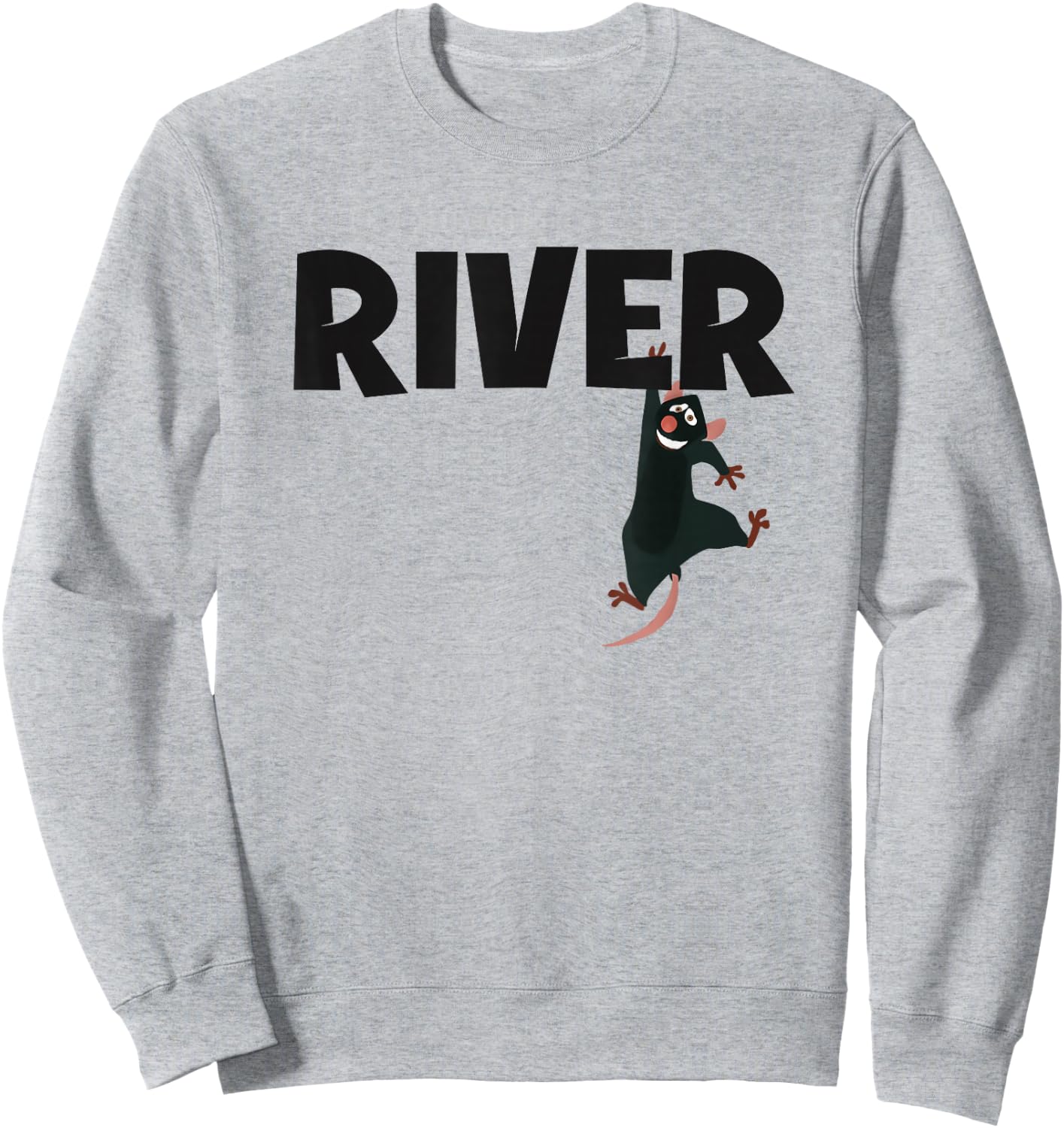 River Rat Rafting Life is Better On The River Sweatshirt - Sweatshirt | Ash