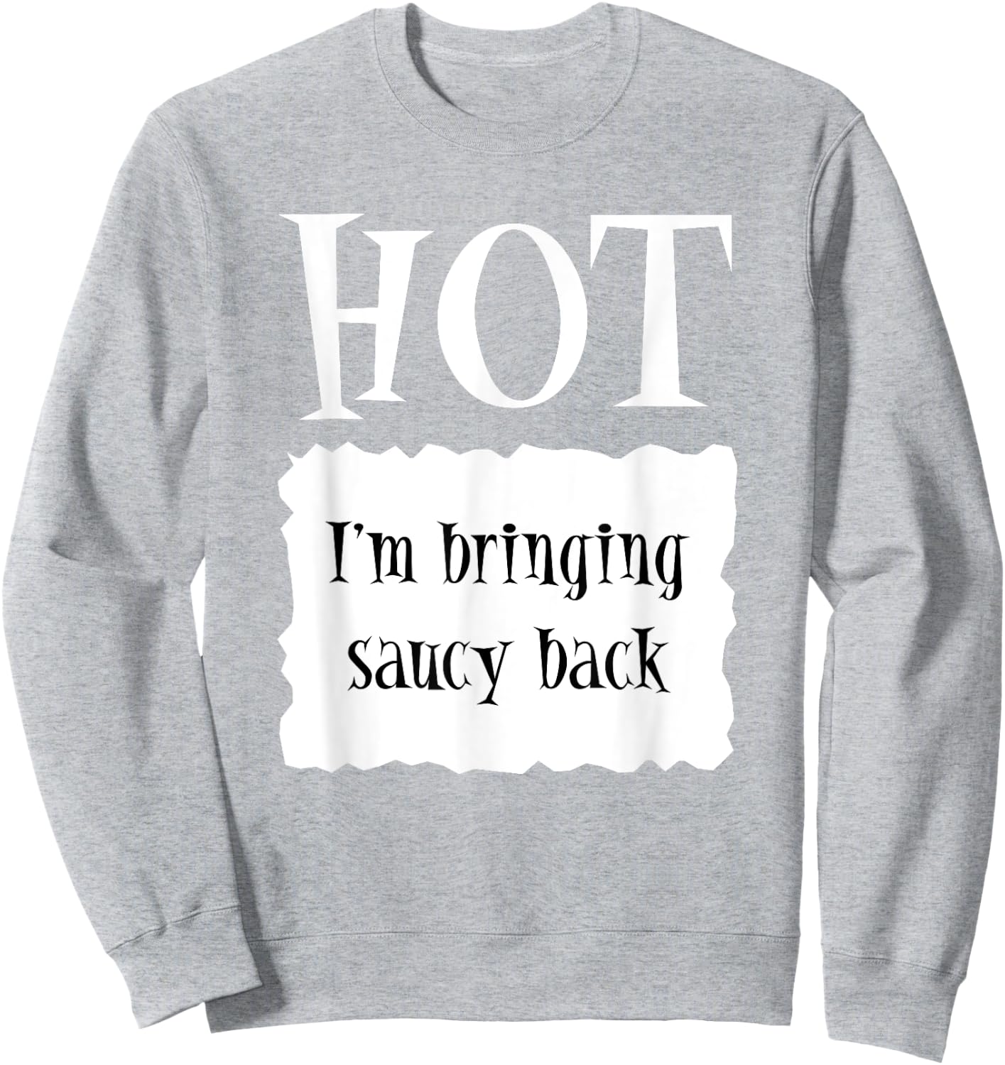 HOT - Hot Packet Halloween Taco Costume Sweatshirt - Sweatshirt | Ash