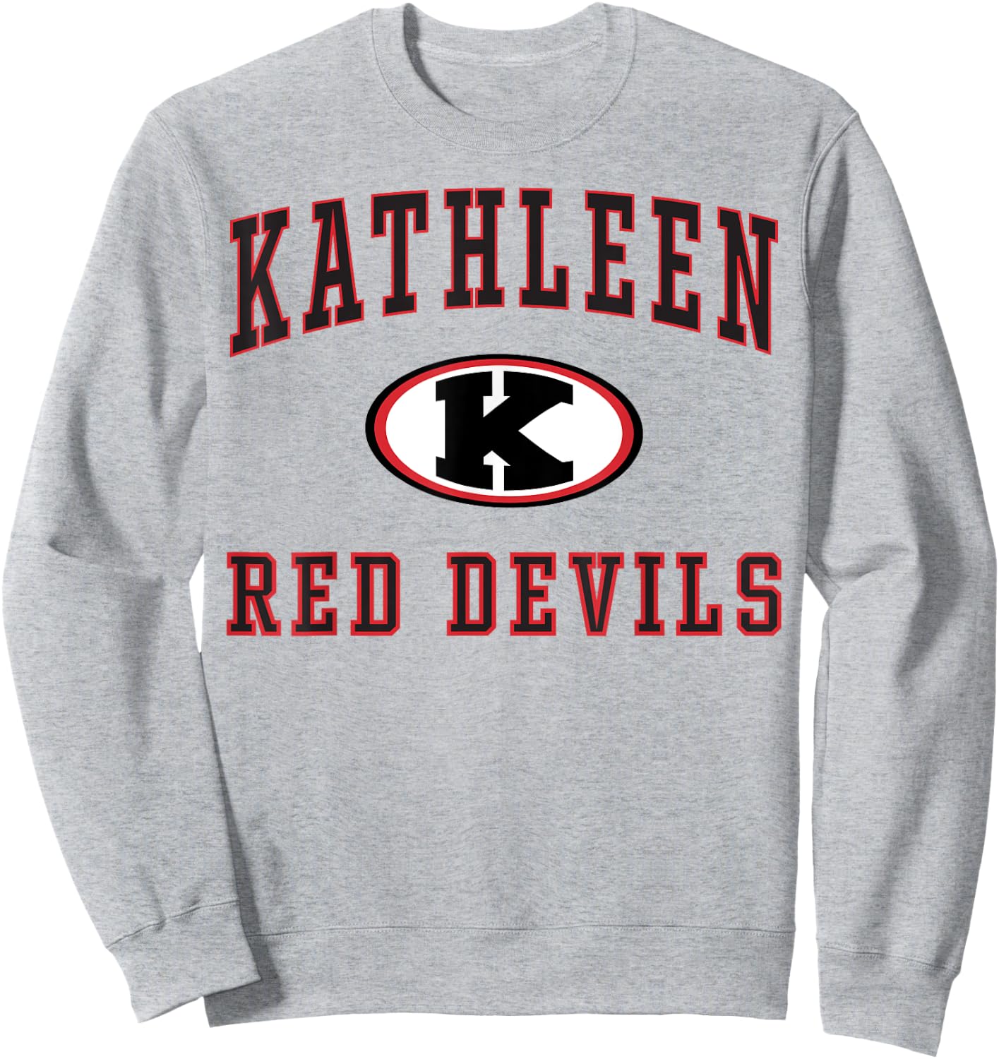 Kathleen High School Red Devils C1 Sweatshirt - Sweatshirt | Ash