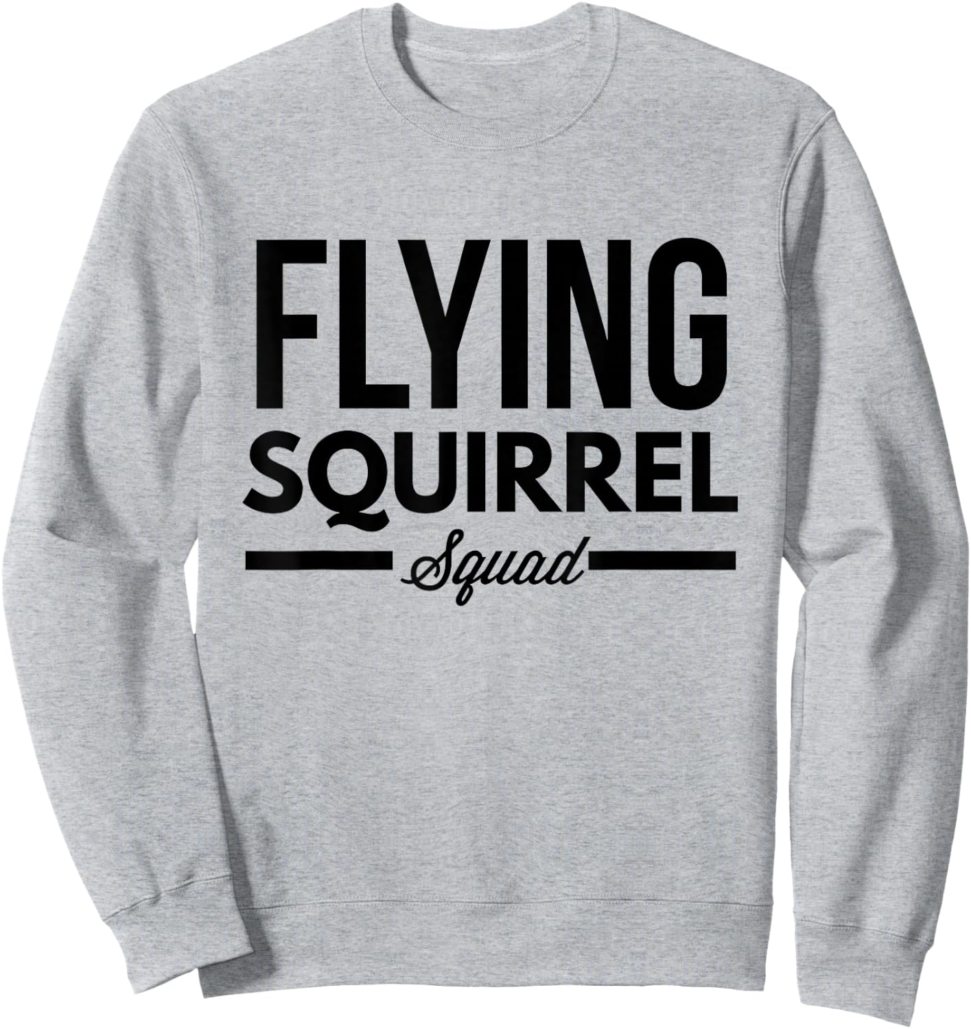 Flying Squirrel Squad Sweatshirt - Sweatshirt | Ash