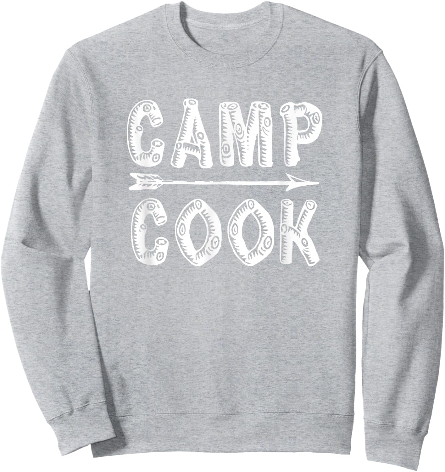 Camp Cook Outdoor Cooking Camping T Shirt Sweatshirt - Sweatshirt | Ash