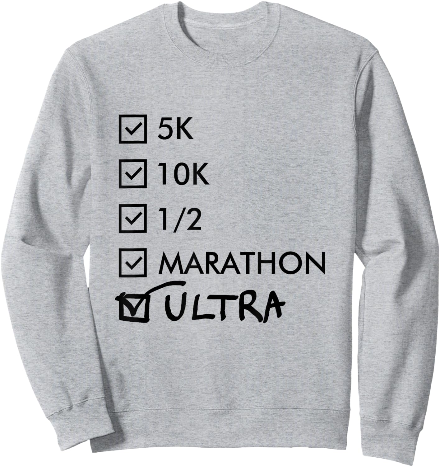 Ultra Marathon Finisher - Running Sweatshirt - Sweatshirt | Ash