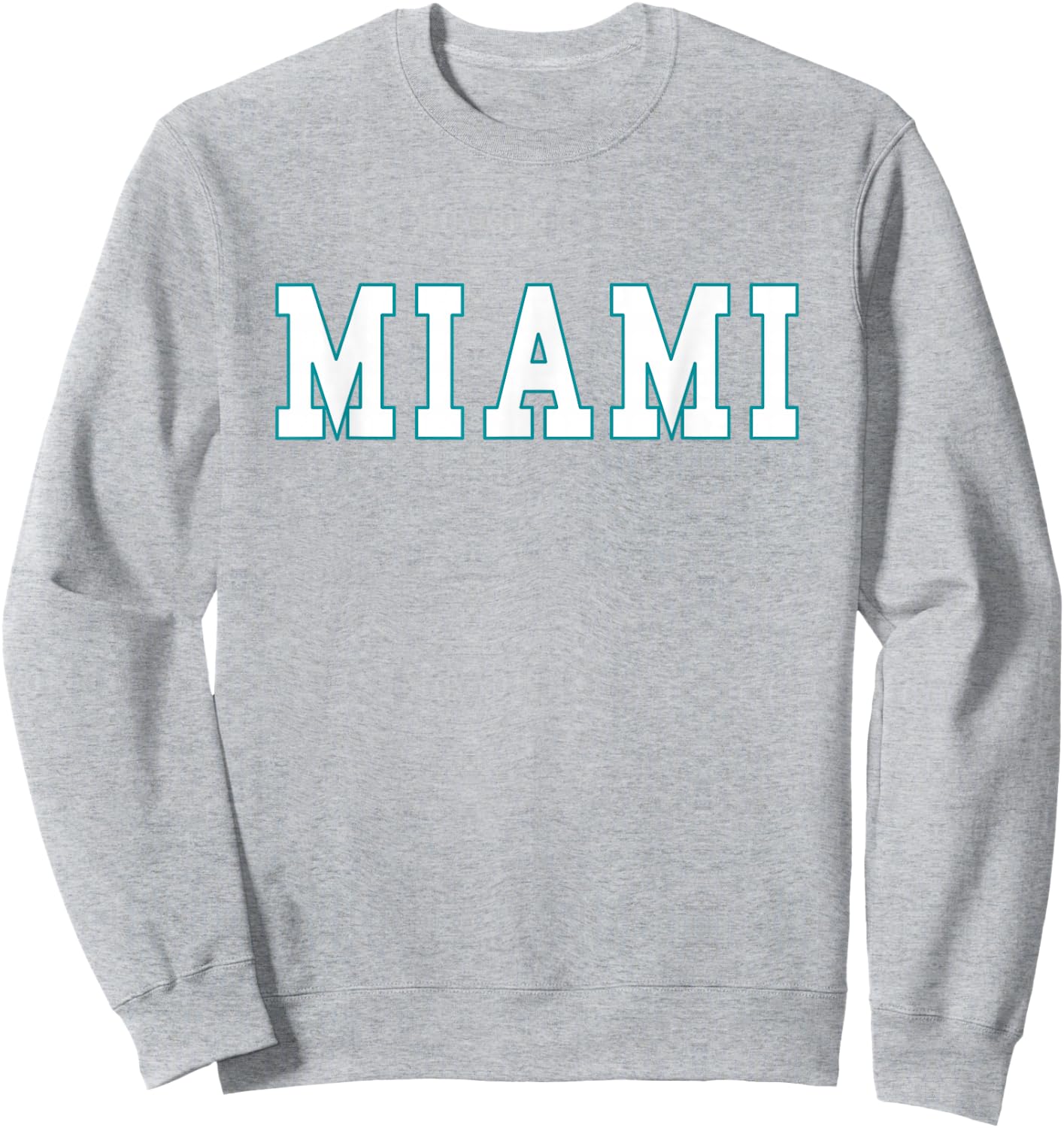 Miami - Throwback Design - Classic Sweatshirt - Sweatshirt | Ash