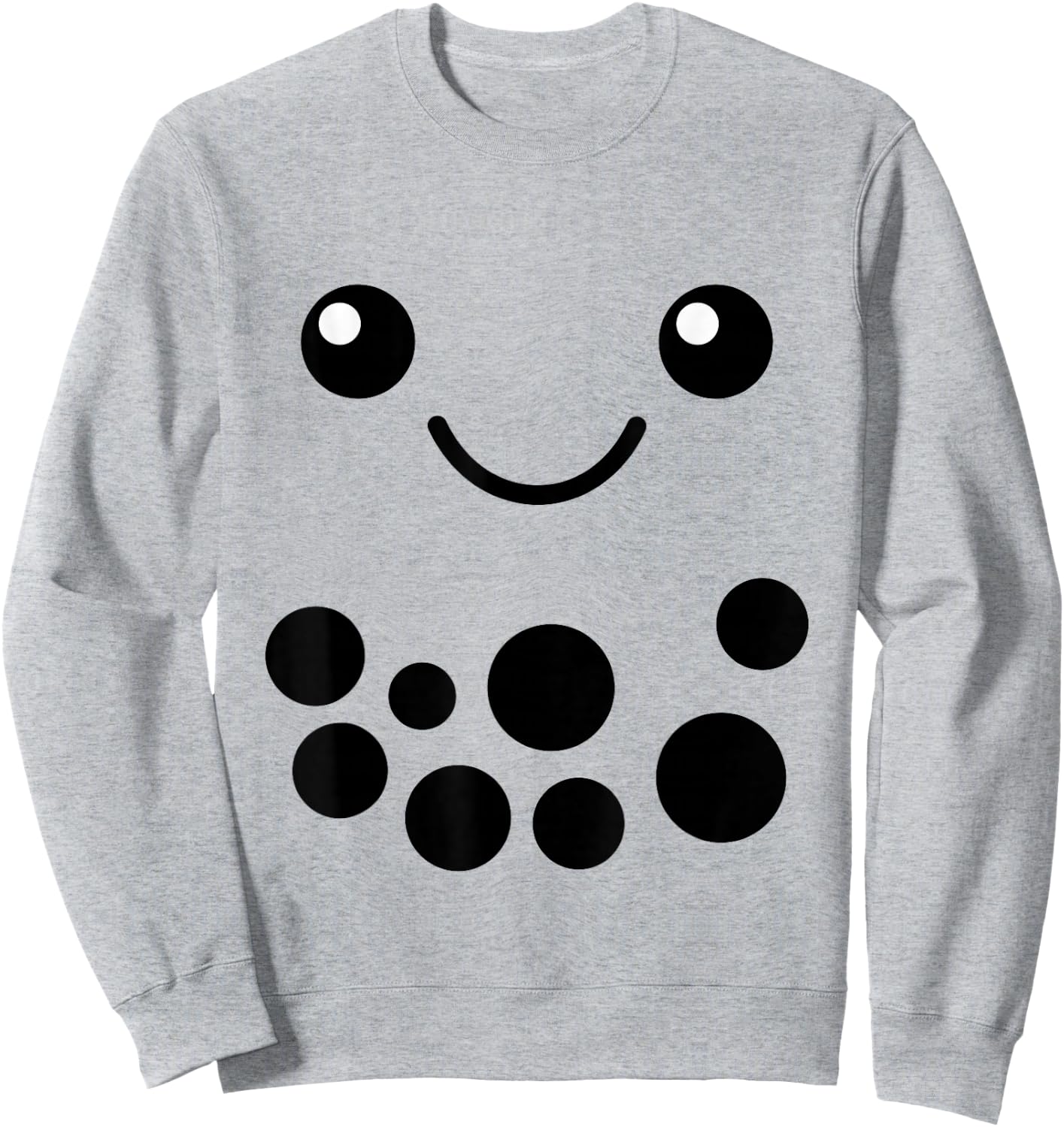 Blueberry Milk Bubble Tea Costume Boba Tea Halloween Costume Sweatshirt - Sweatshirt | Ash