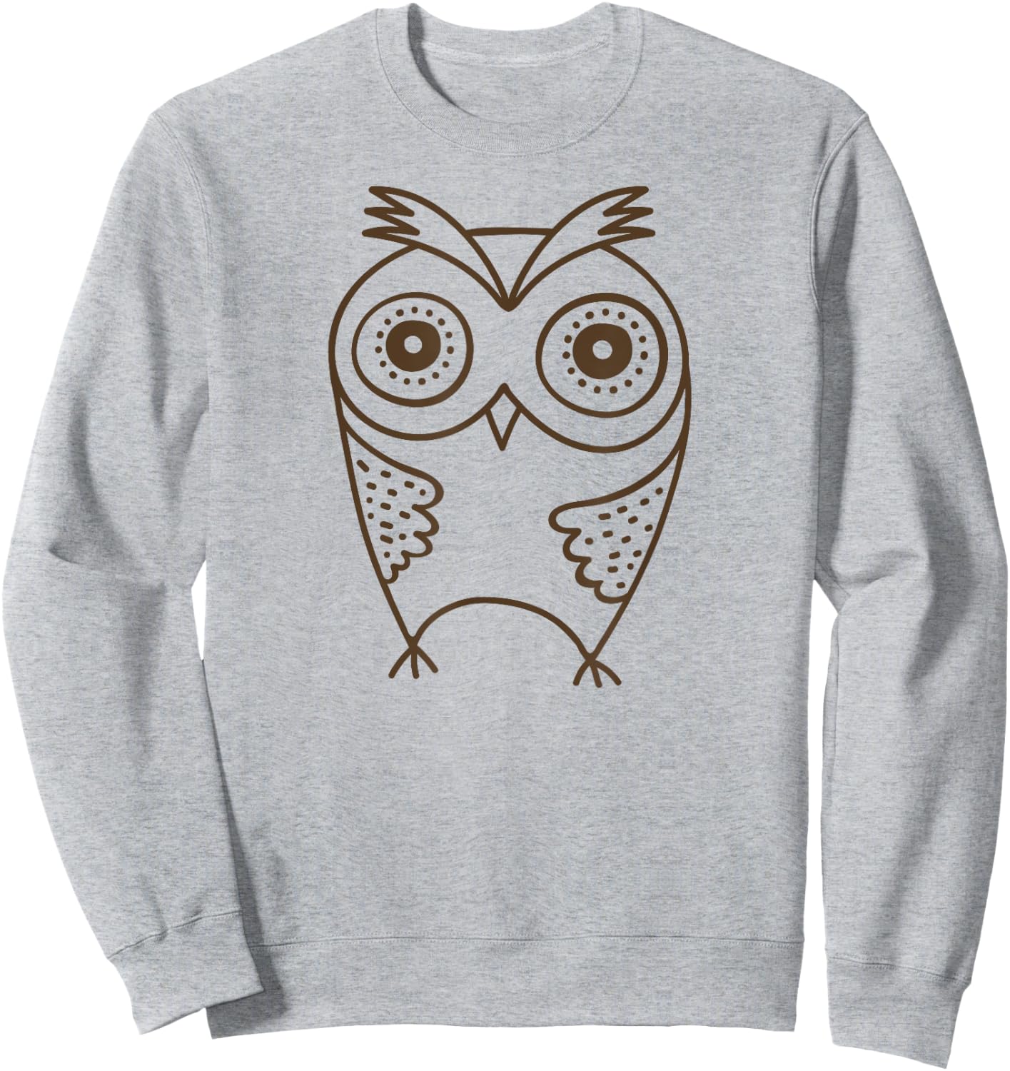 Owl , Cute Owl Gifts for Birthday Sweatshirt - Sweatshirt | Ash