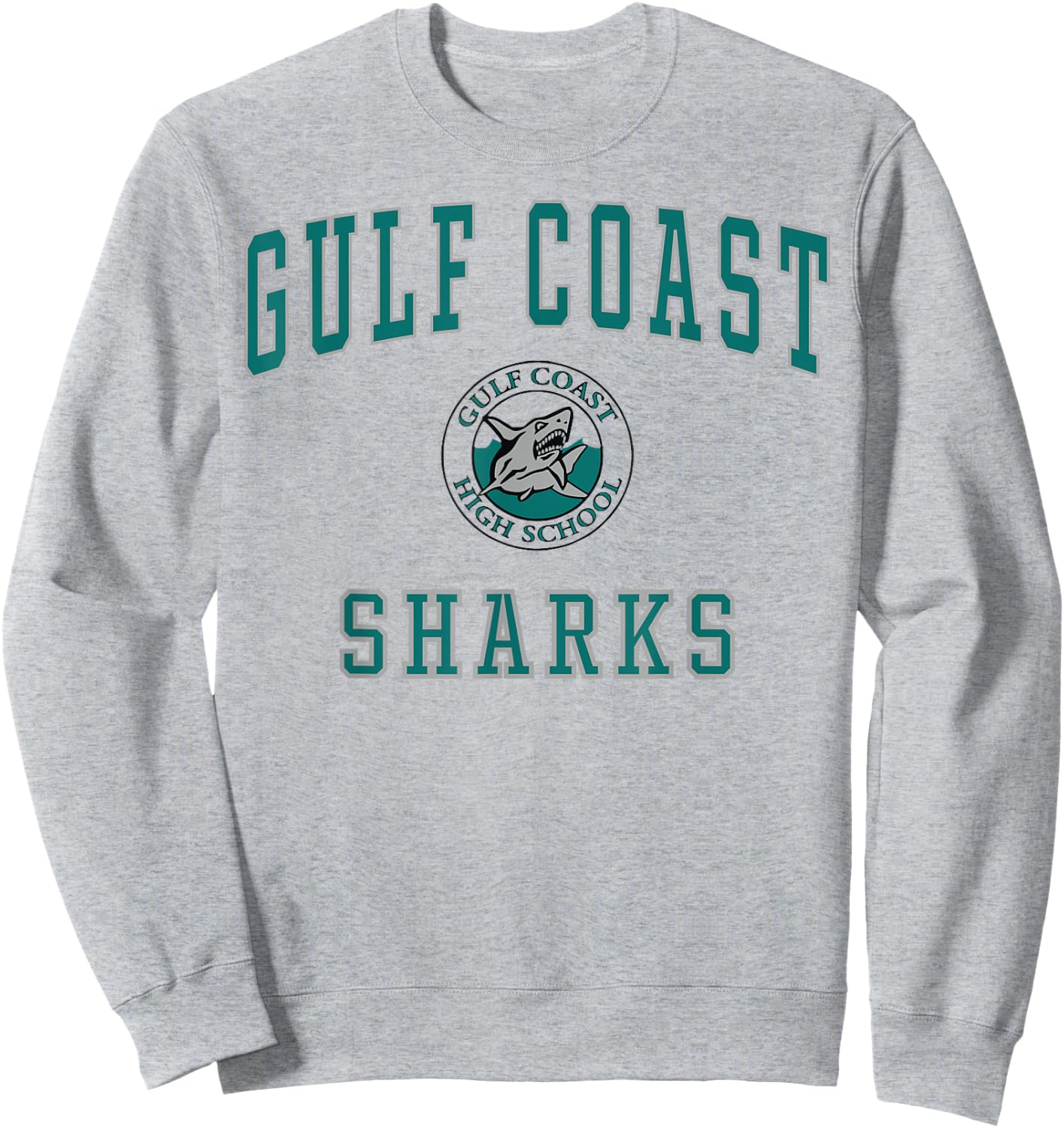 Gulf Coast High School Sharks C1 Sweatshirt - Sweatshirt | Ash
