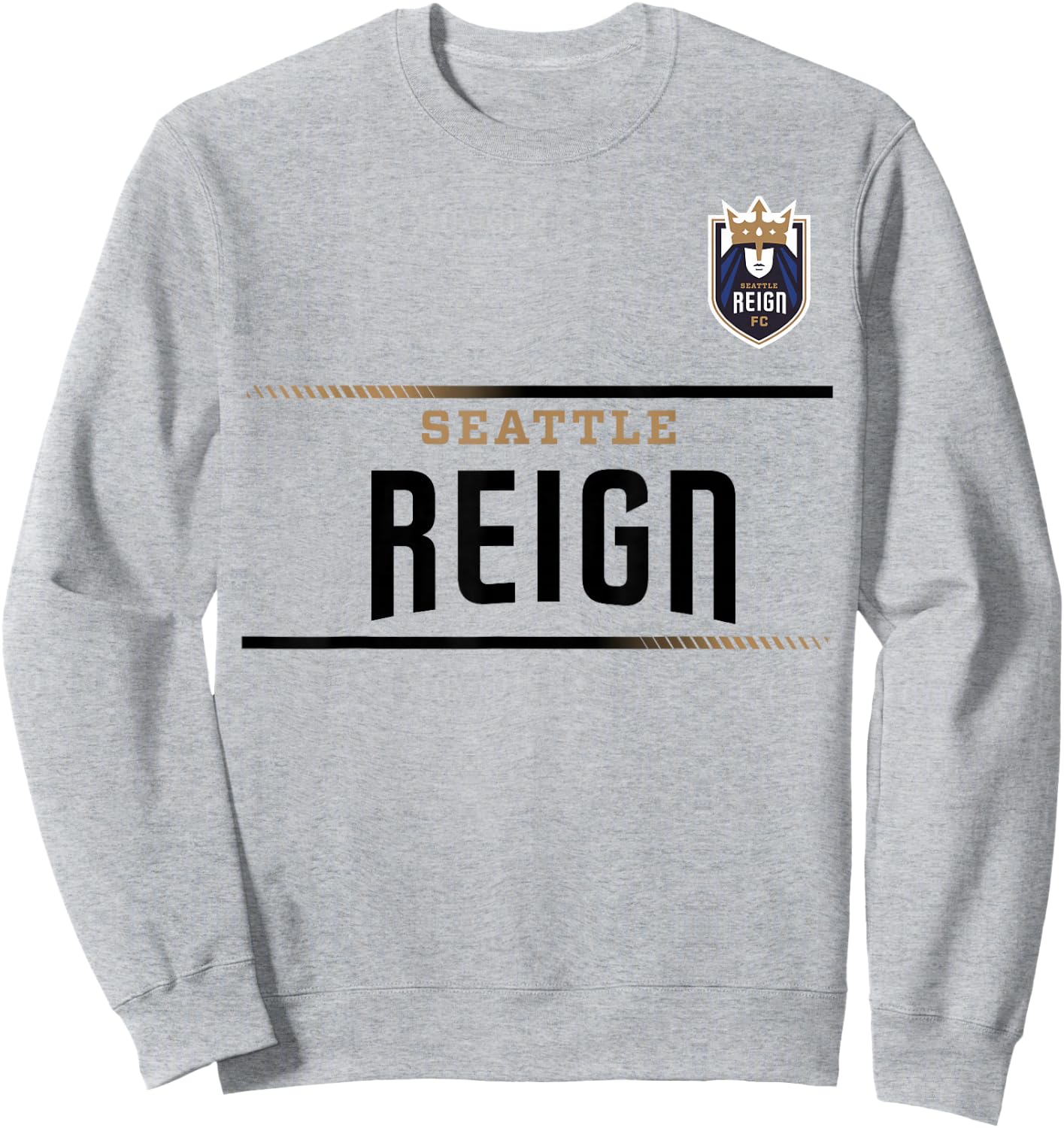 Officially Licensed Seattle Reign Soccer NWSL Apparel Sweatshirt - Sweatshirt | Ash