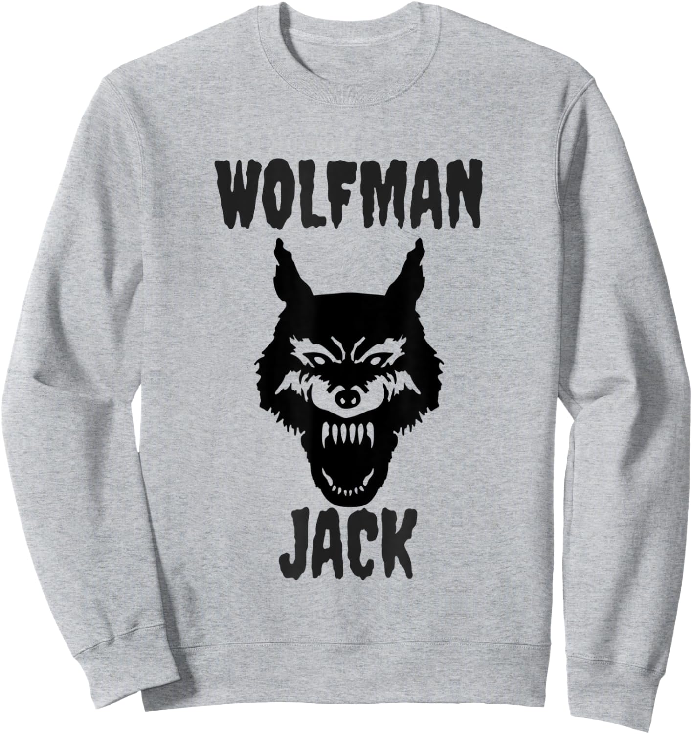 Wolfman Jack Sweatshirt - Sweatshirt | Ash