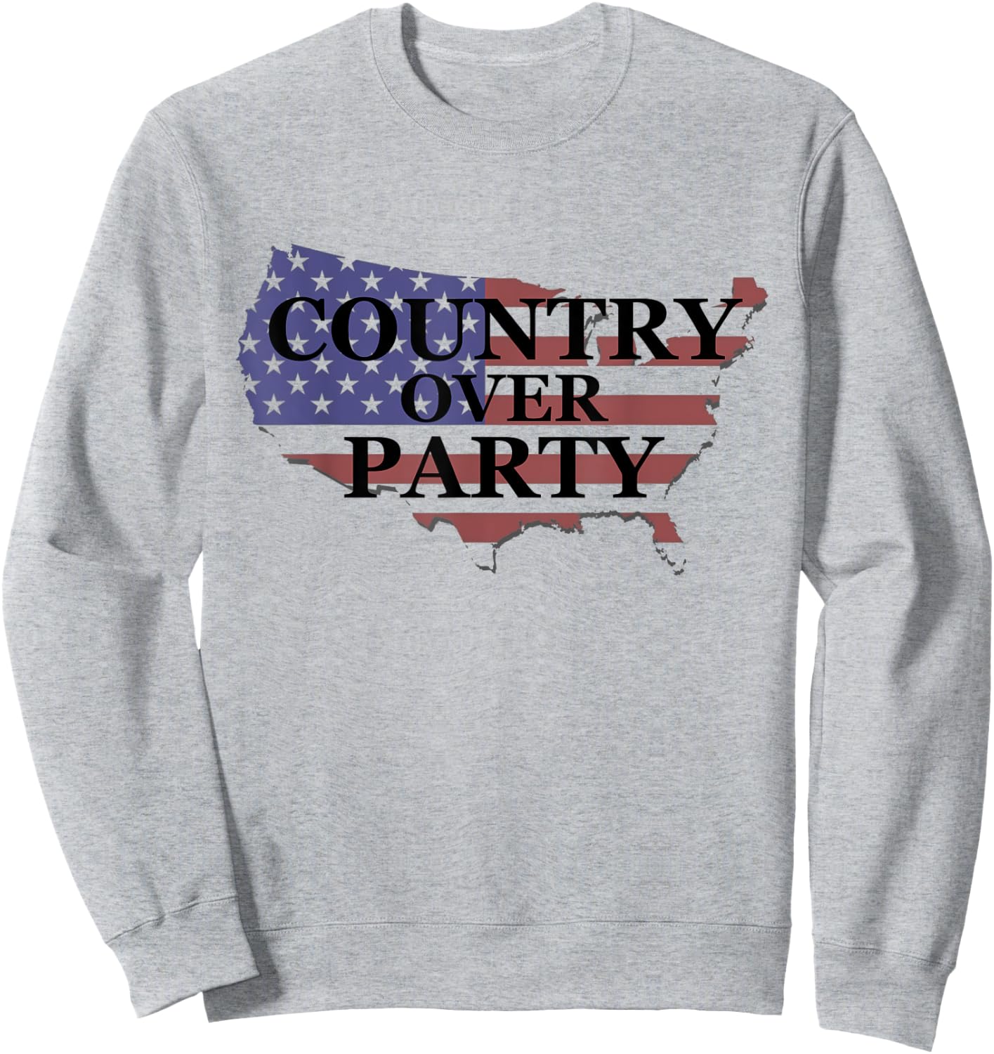 Country over Party Sweatshirt - Sweatshirt | Ash
