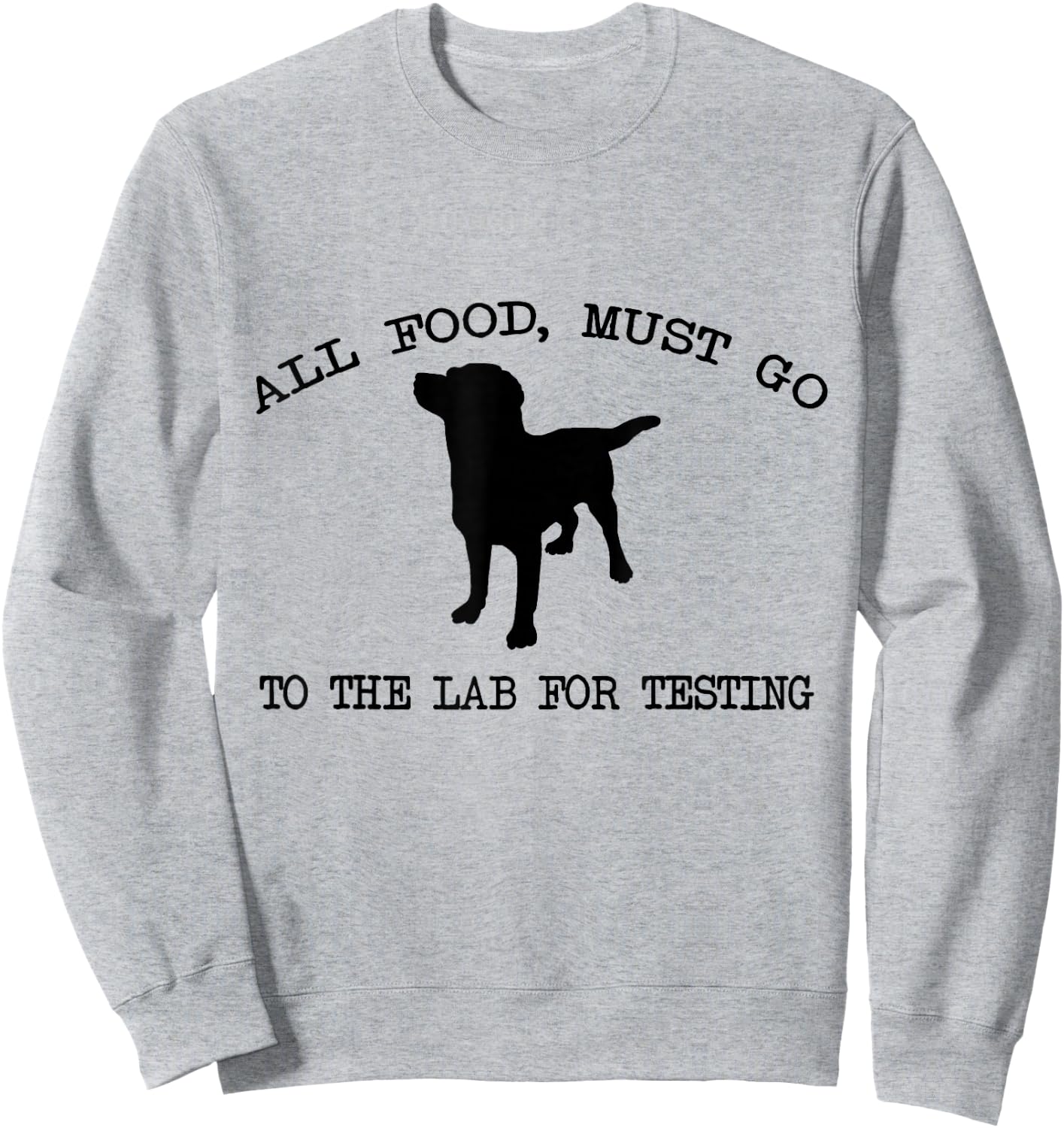 Cute All Food, Must Go To The Lab For Testing Sweatshirt - Sweatshirt | Ash