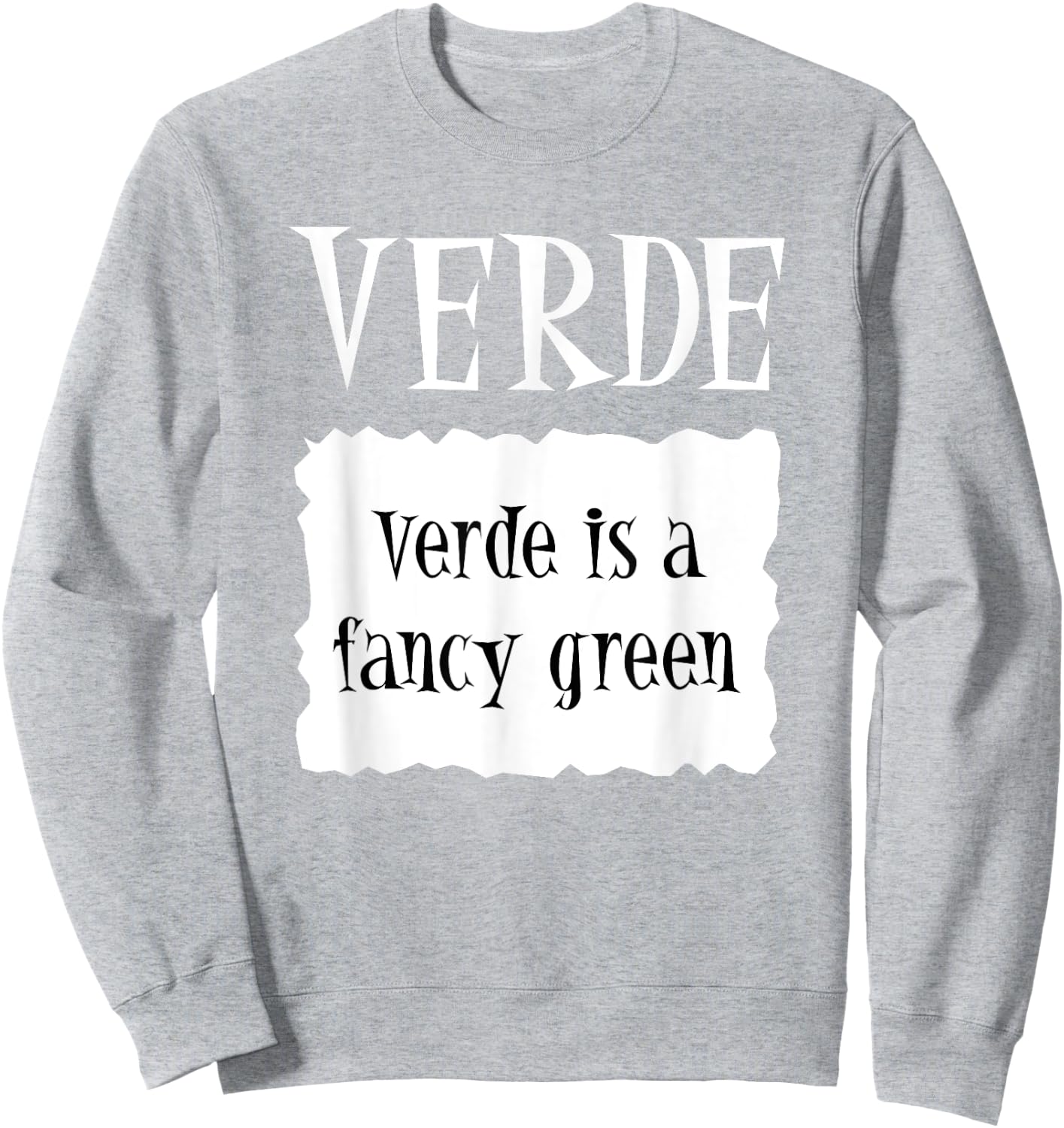 VERDE - Hot Packet Halloween Taco Costume Sweatshirt - Sweatshirt | Ash