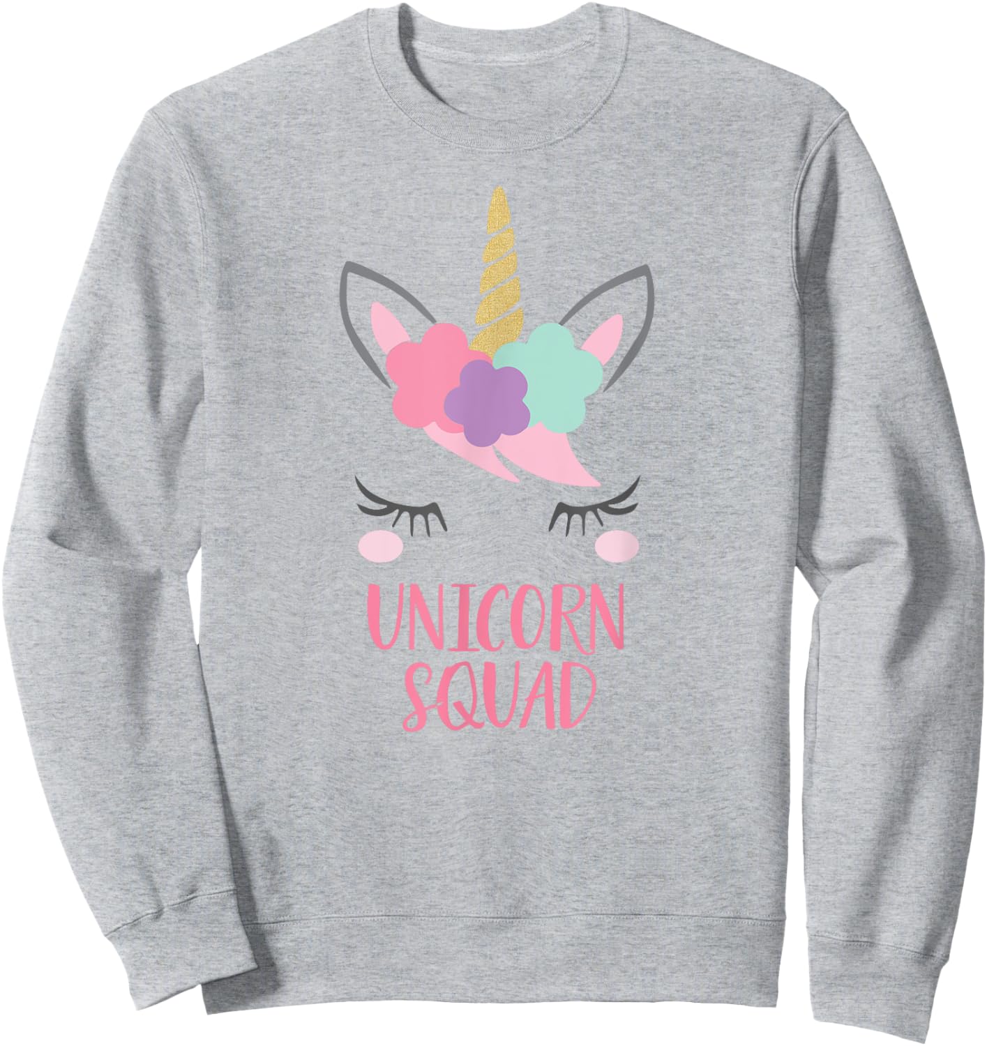 Unicorn Squad Unicorn Gift Sweatshirt - Sweatshirt | Ash