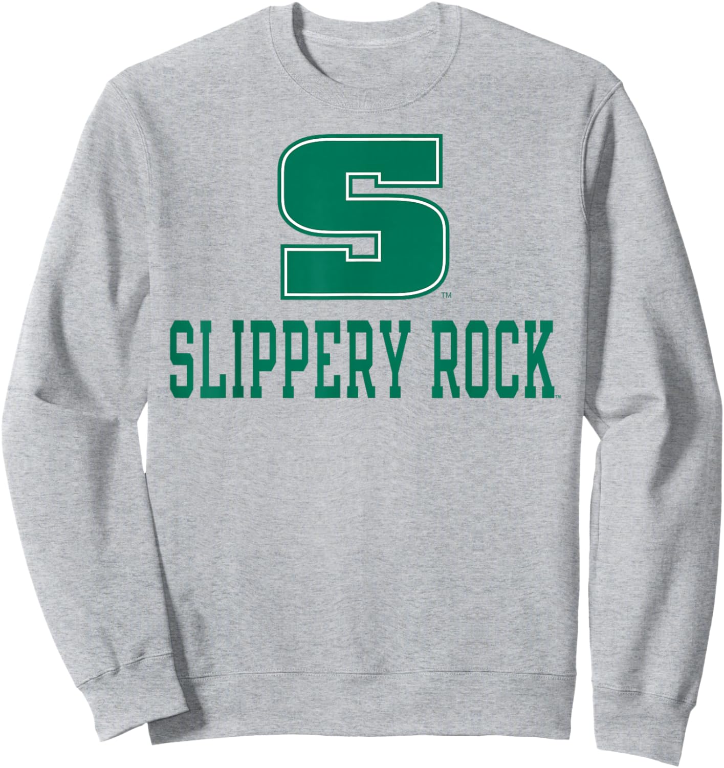 Slippery Rock The Rock Sportsmanship Gray Sweatshirt - Sweatshirt | Ash