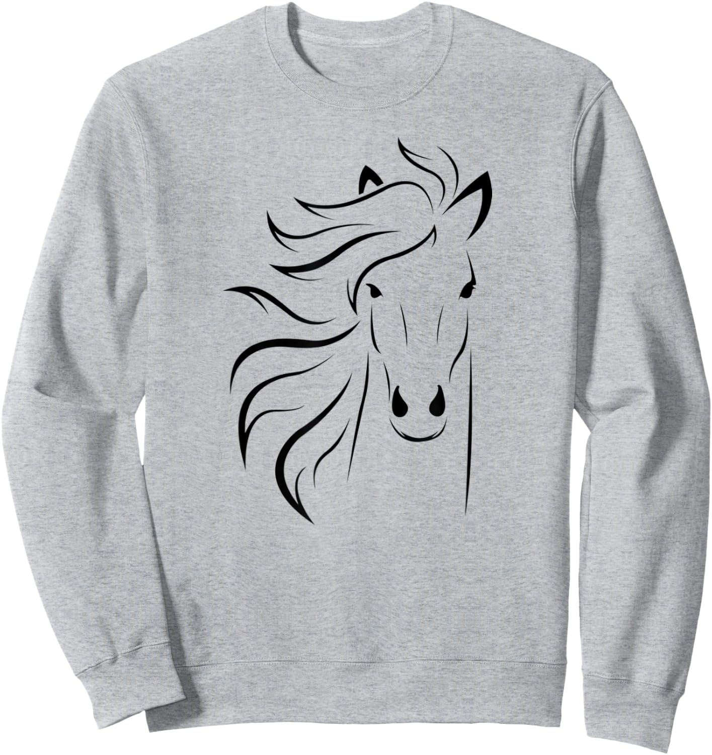 Just A Girl Who Loves Horses T Shirt Horse Racing Riding Sweatshirt - Sweatshirt | Ash