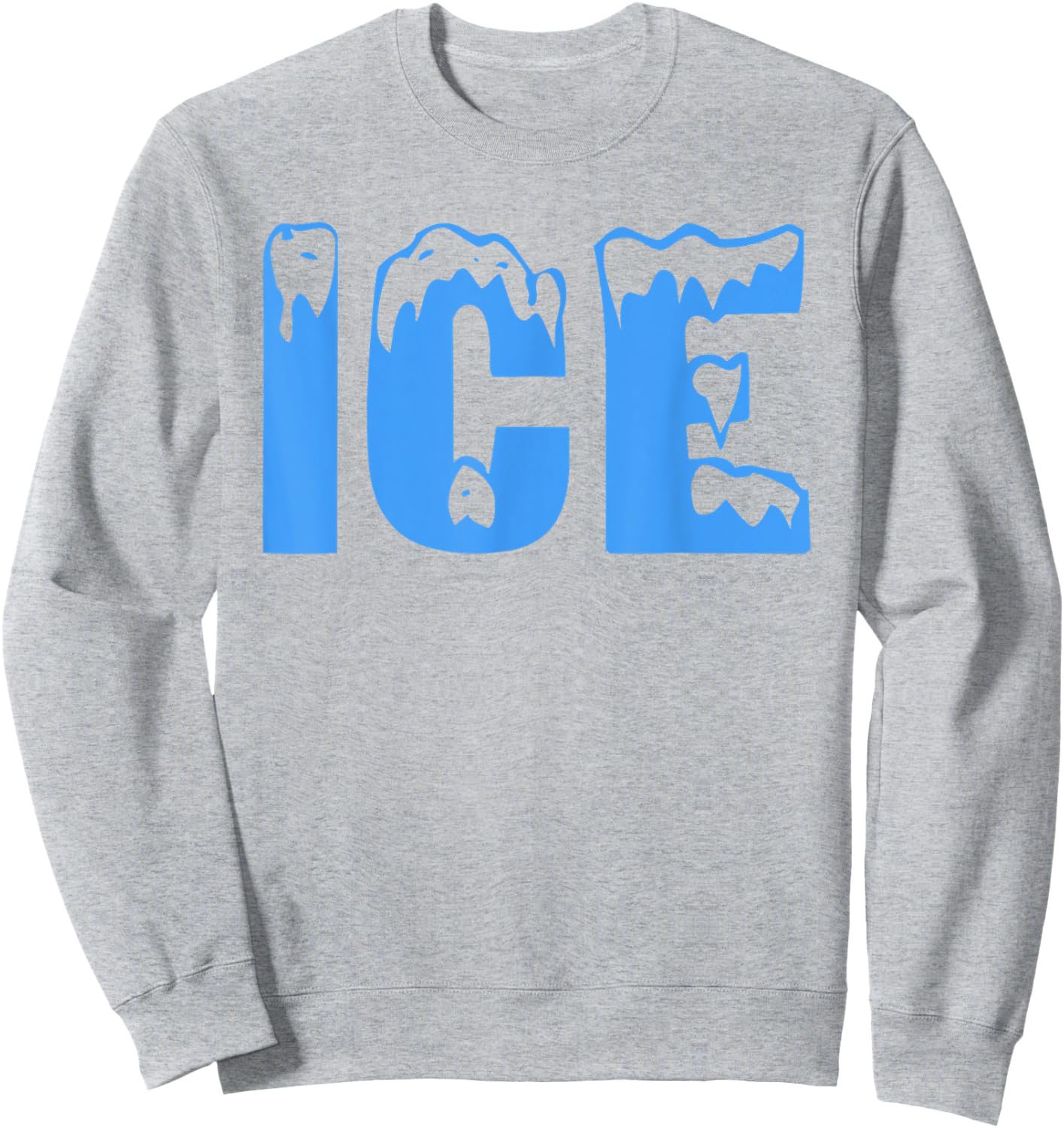 Ice Ice and Baby Family Funny Halloween Costume Couples Sweatshirt - Sweatshirt | Ash