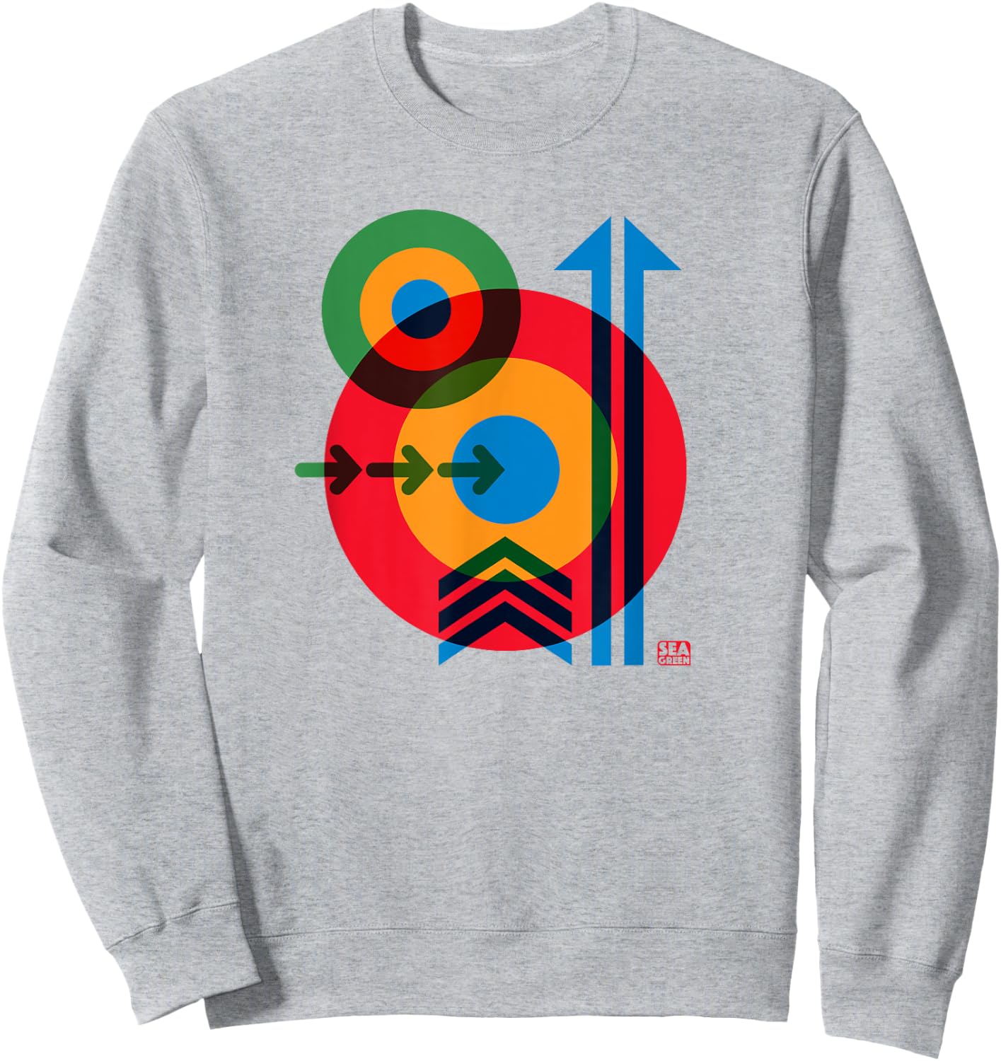Vintage Mod Target 60s Sweatshirt - Sweatshirt | Ash