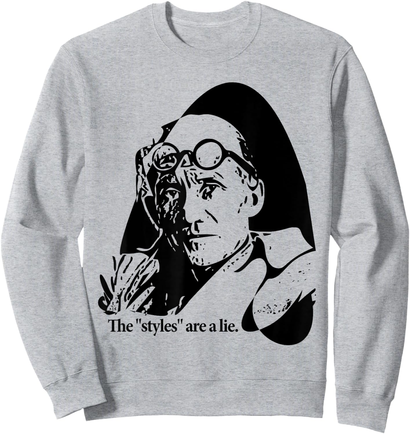 The Styles are a lie architecture corbusier cool Sweatshirt - Sweatshirt | Ash
