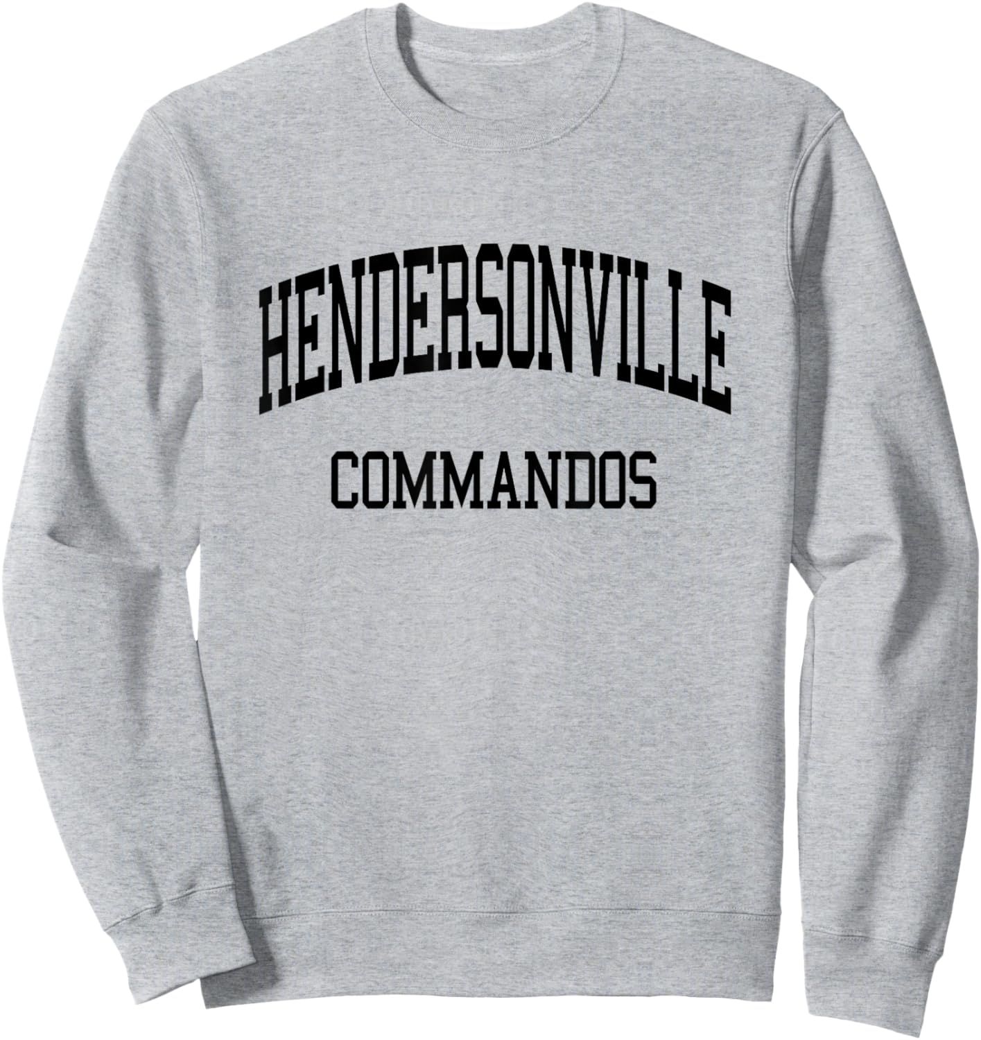 Hendersonville High School HS Hendersonville TN Retro Sweatshirt - Sweatshirt | Ash