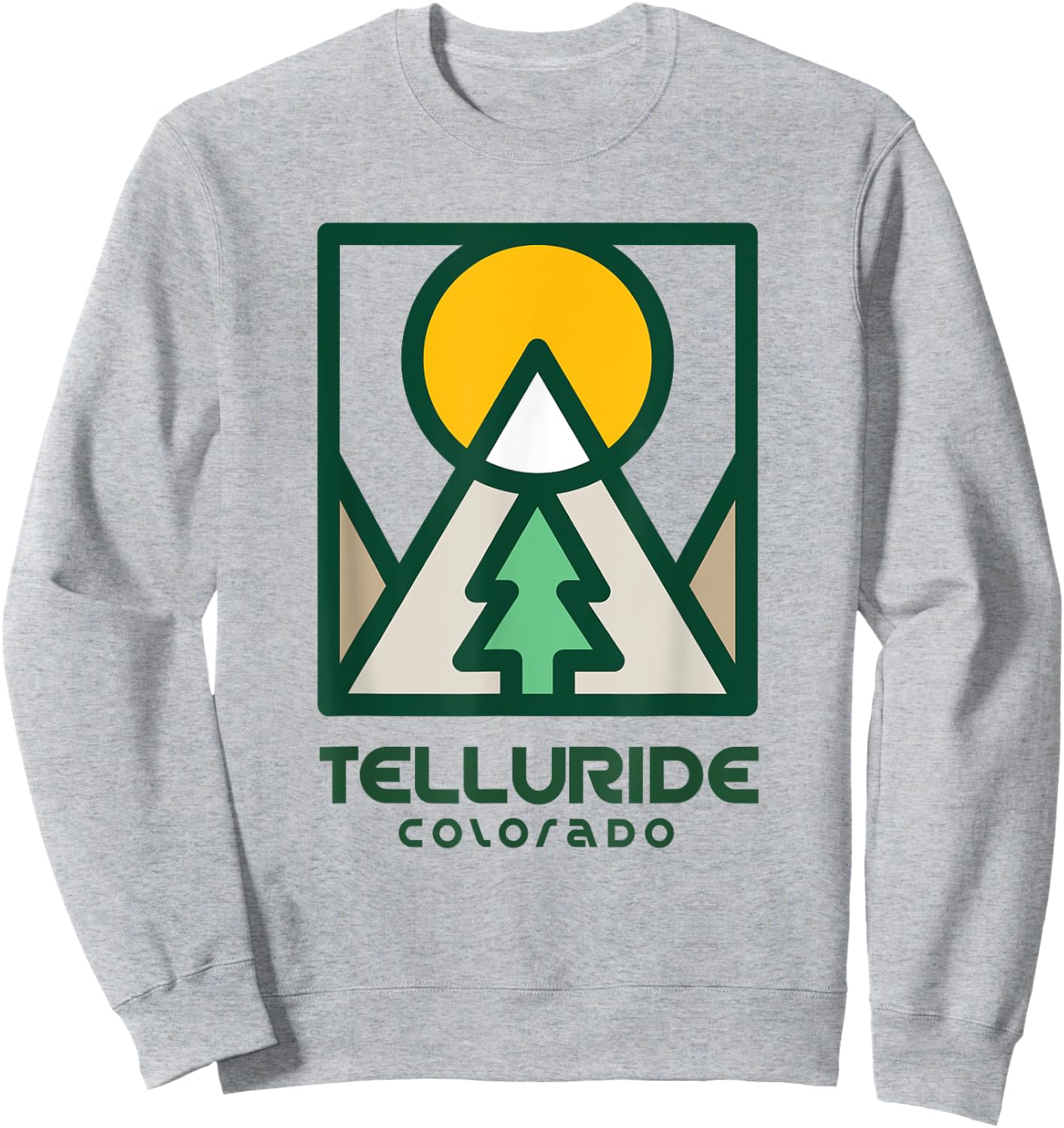 Telluride Colorado - Telluride Mountains Sweatshirt - Sweatshirt | Ash