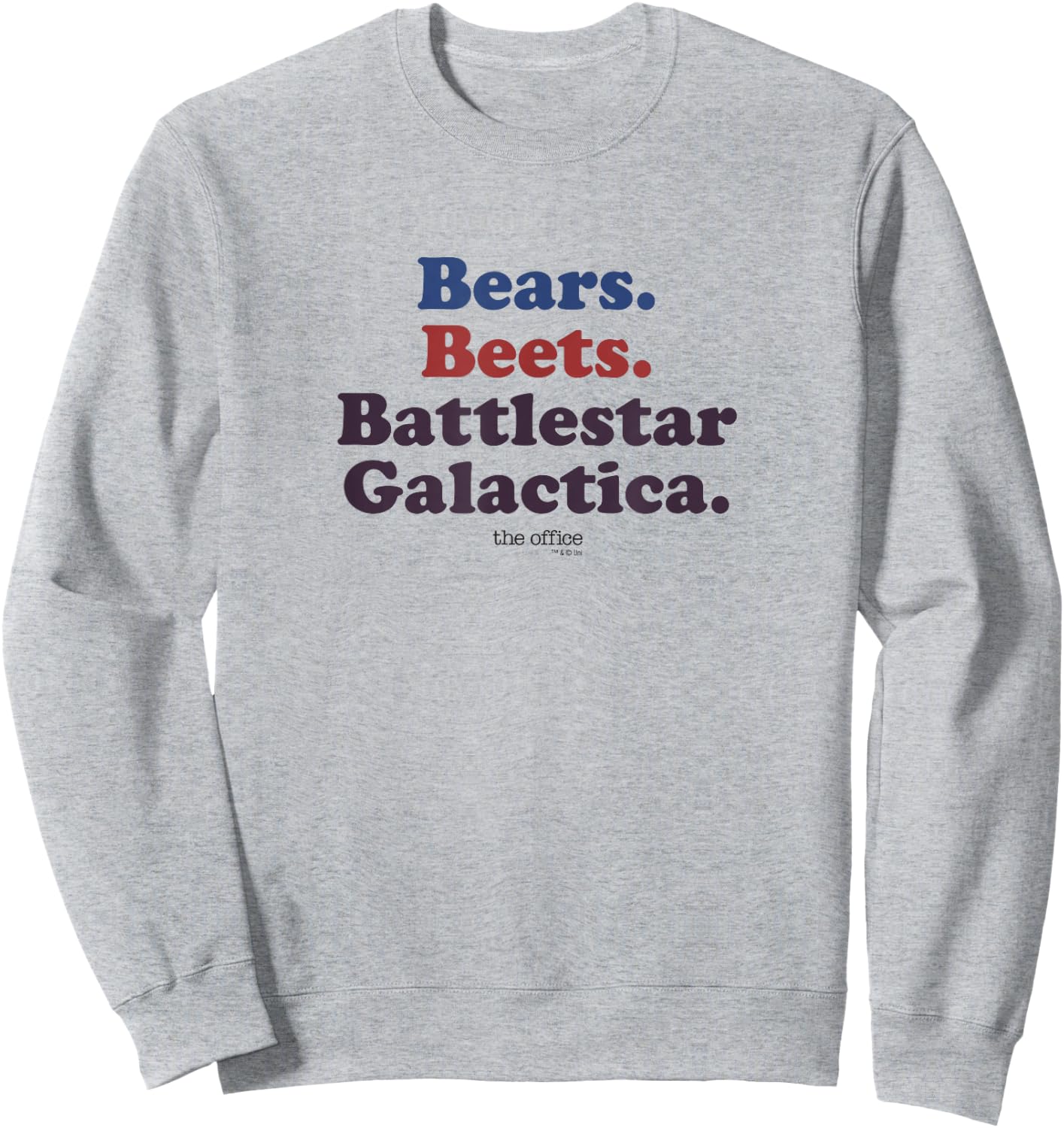 The Office Bears. Beets. Battlestar Galactica Sweatshirt - Sweatshirt | Ash
